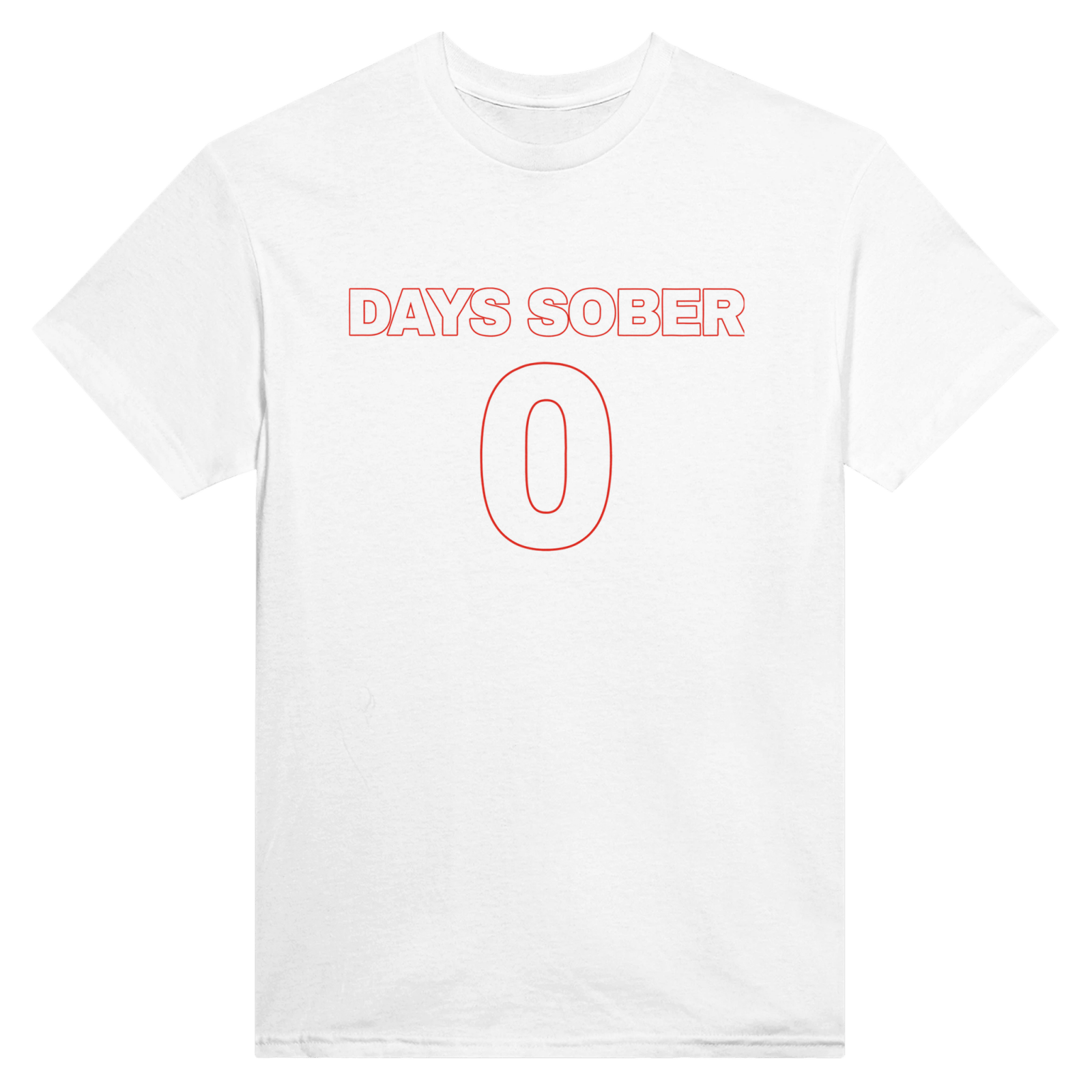 0 Days Sober Back t-shirt - TheShirtless