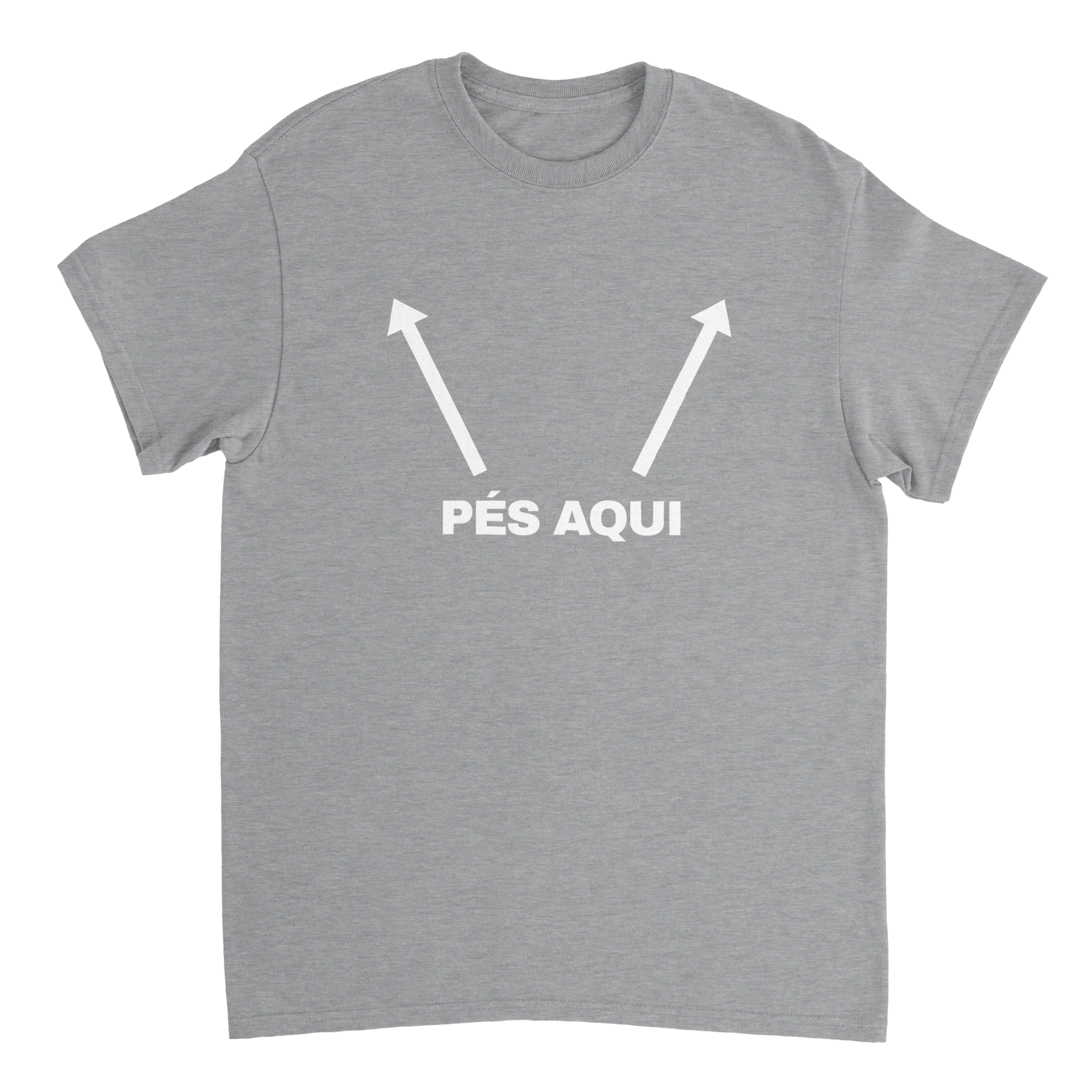 T-shirt Pés Aqui