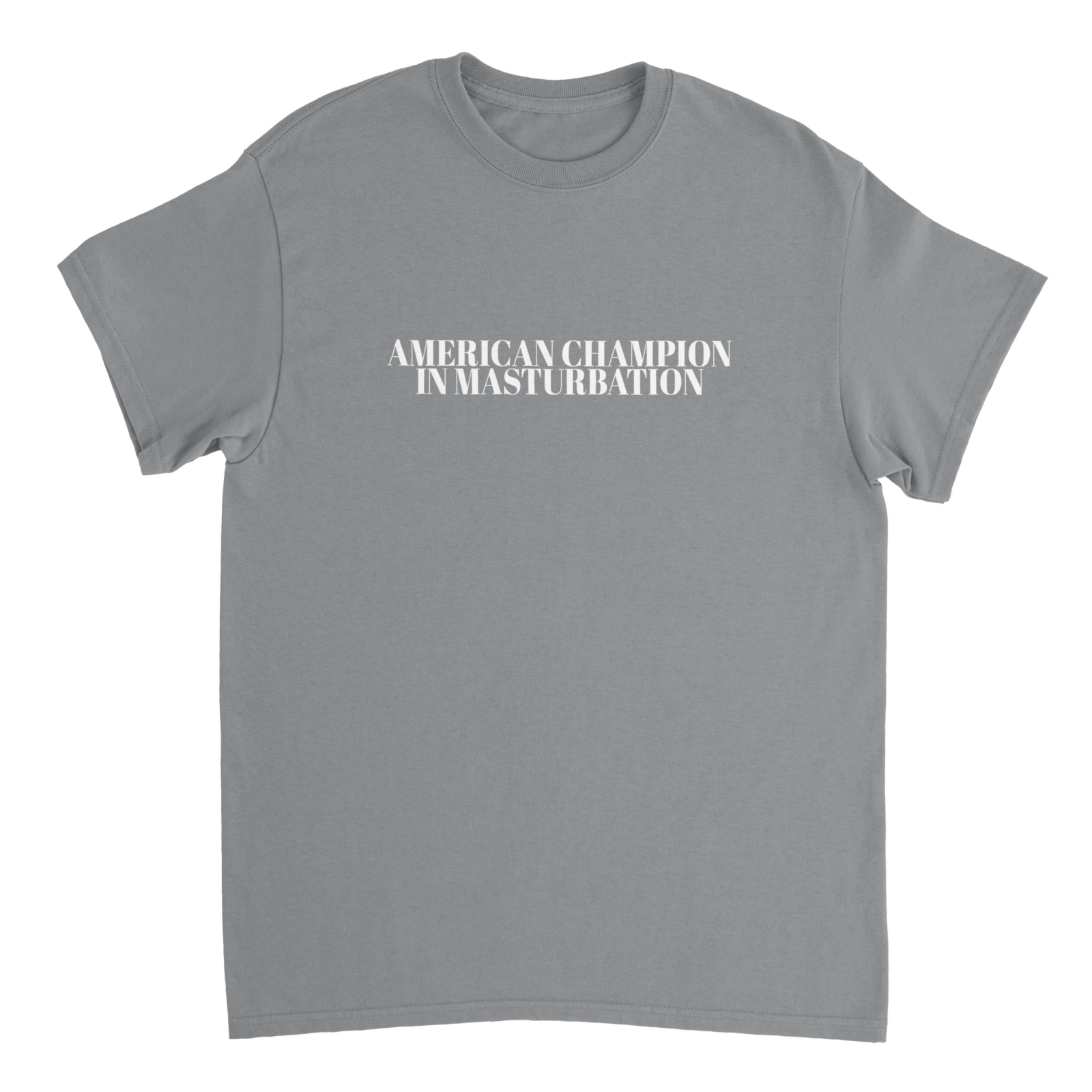 American Champion In Masturbation T-shirt - TheShirtless