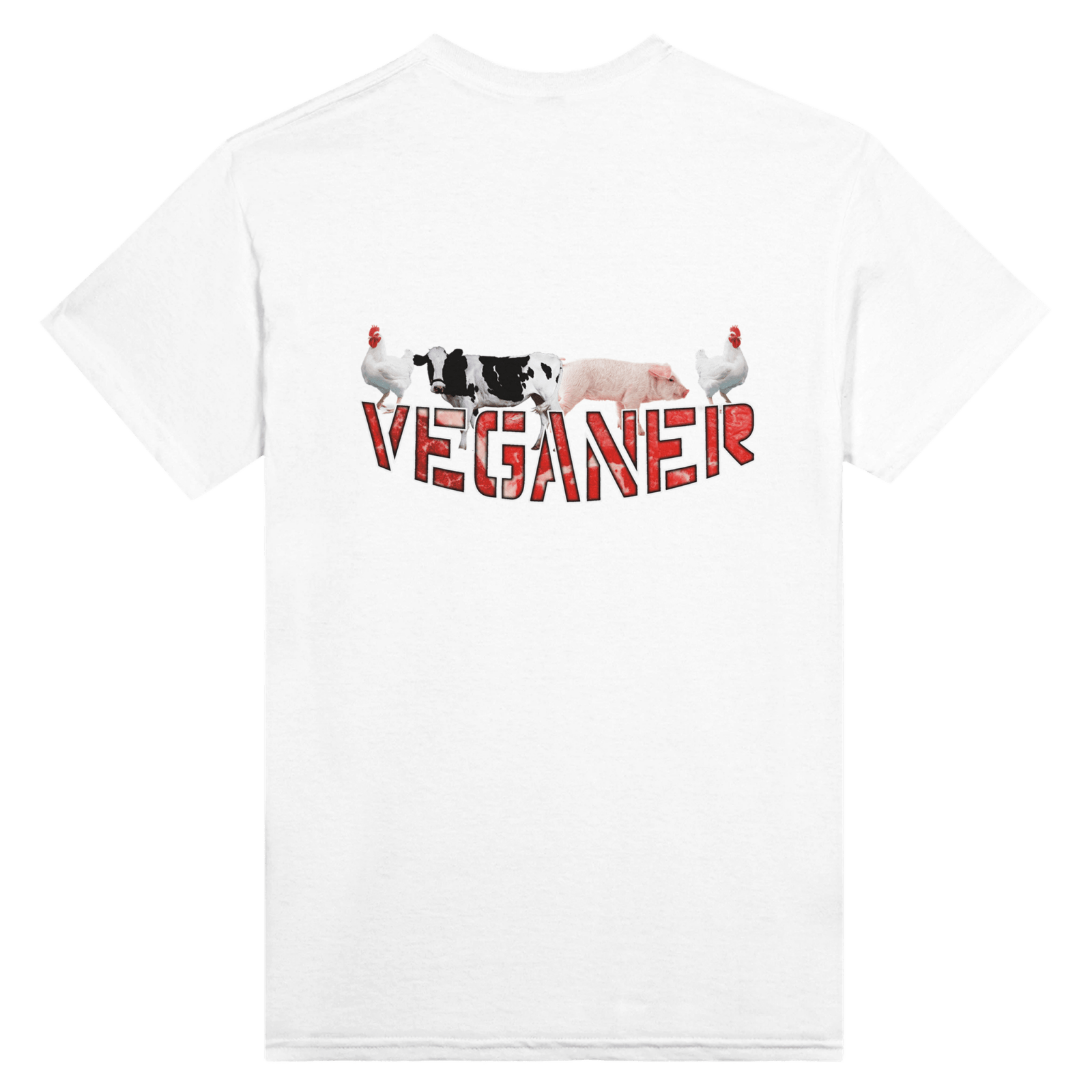 Anti Veganer Backprint T-Shirt - TheShirtless