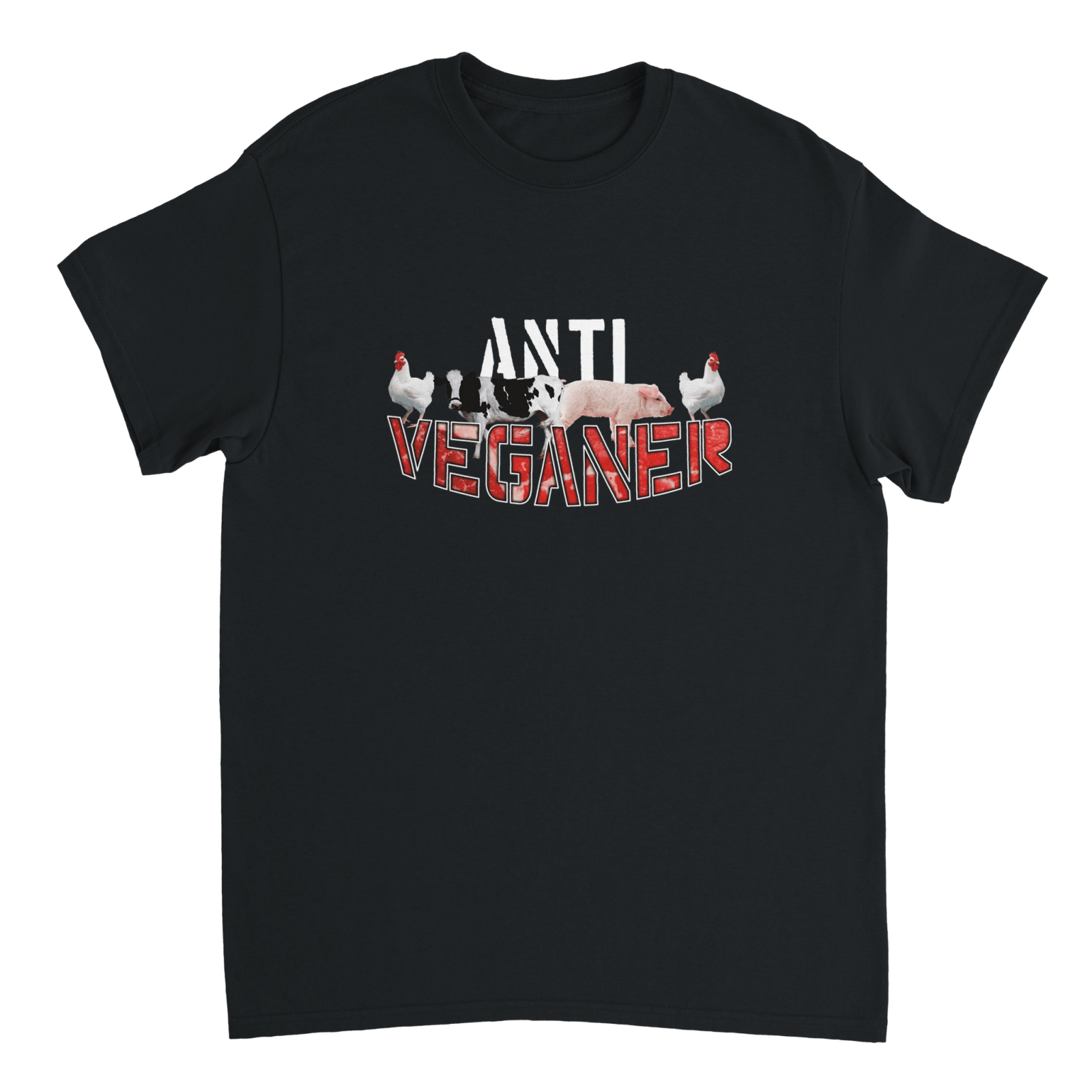 Anti Veganer T-shirt - TheShirtless