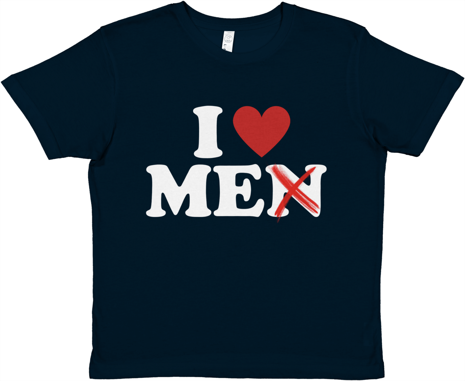 Baby Tee I Love Men - TheShirtless