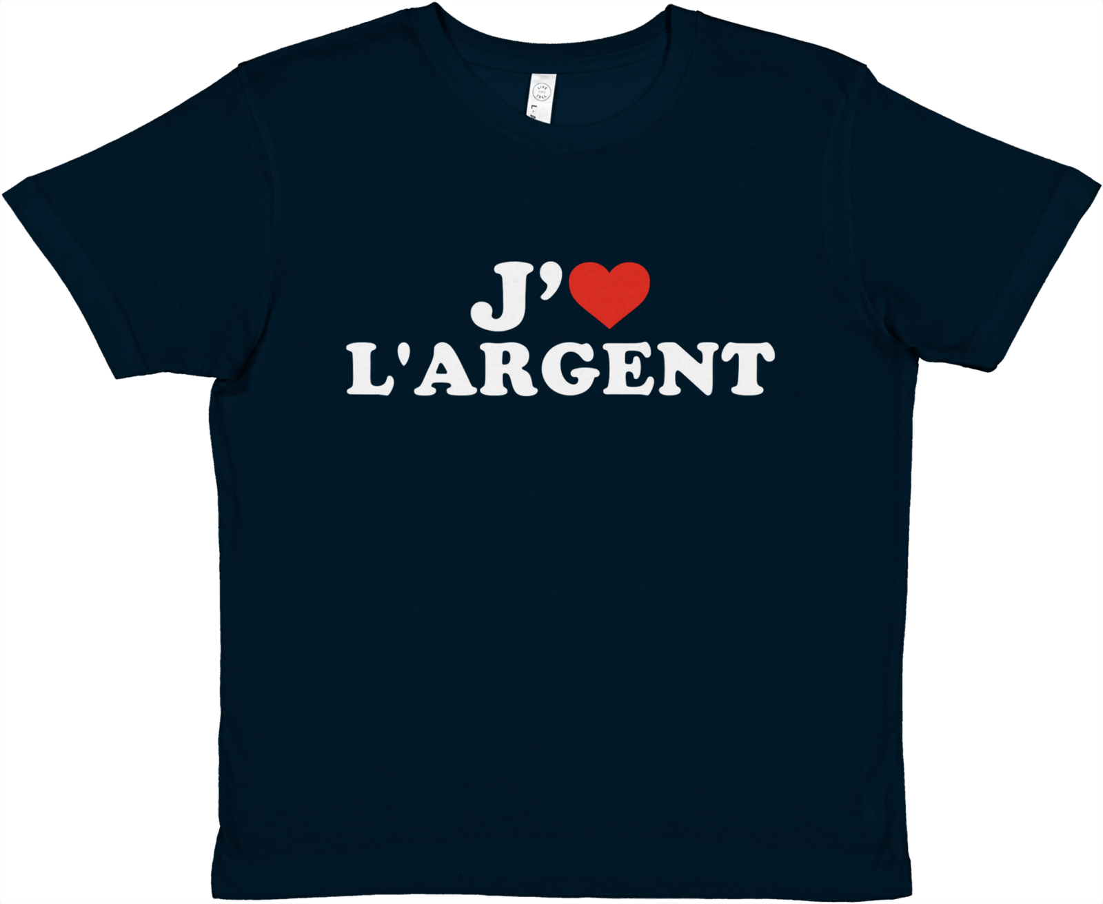 Baby Tee J'aime L'argent - TheShirtless