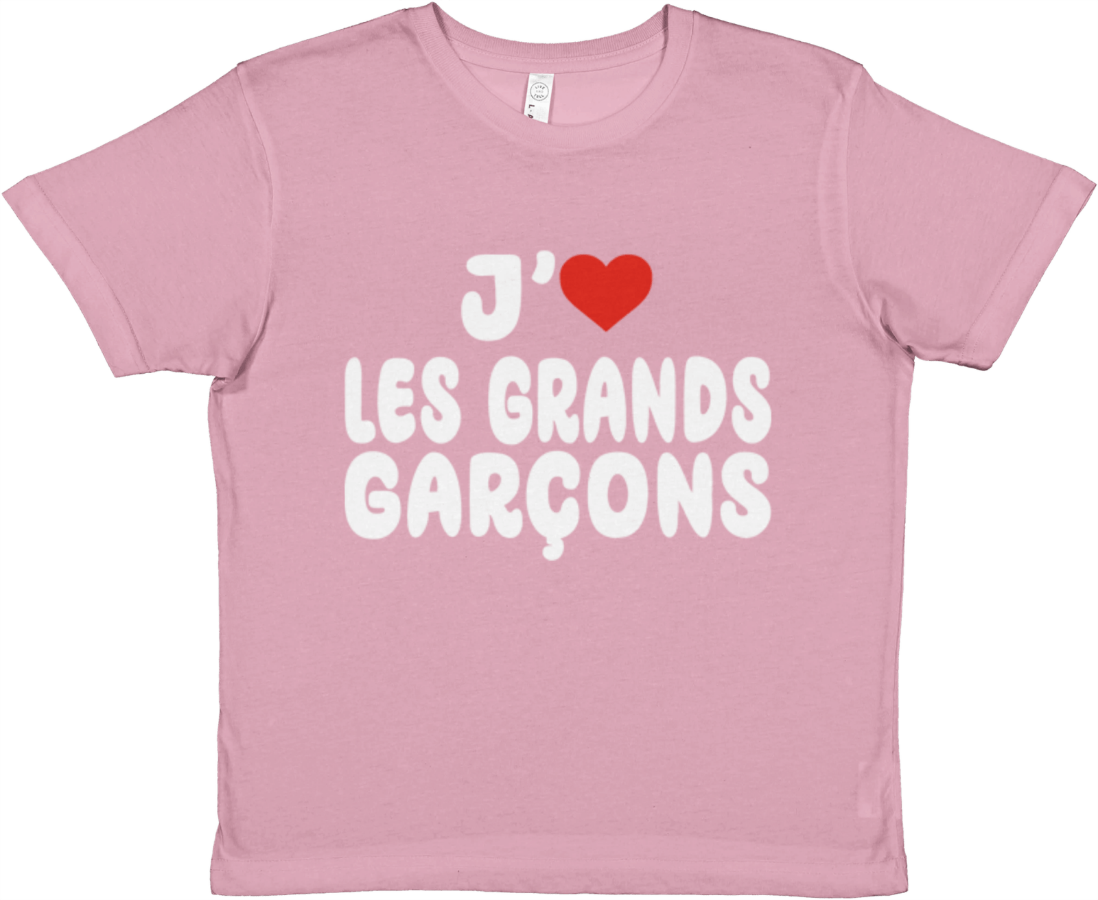 Baby Tee J'aime Les Grands Garçons - TheShirtless