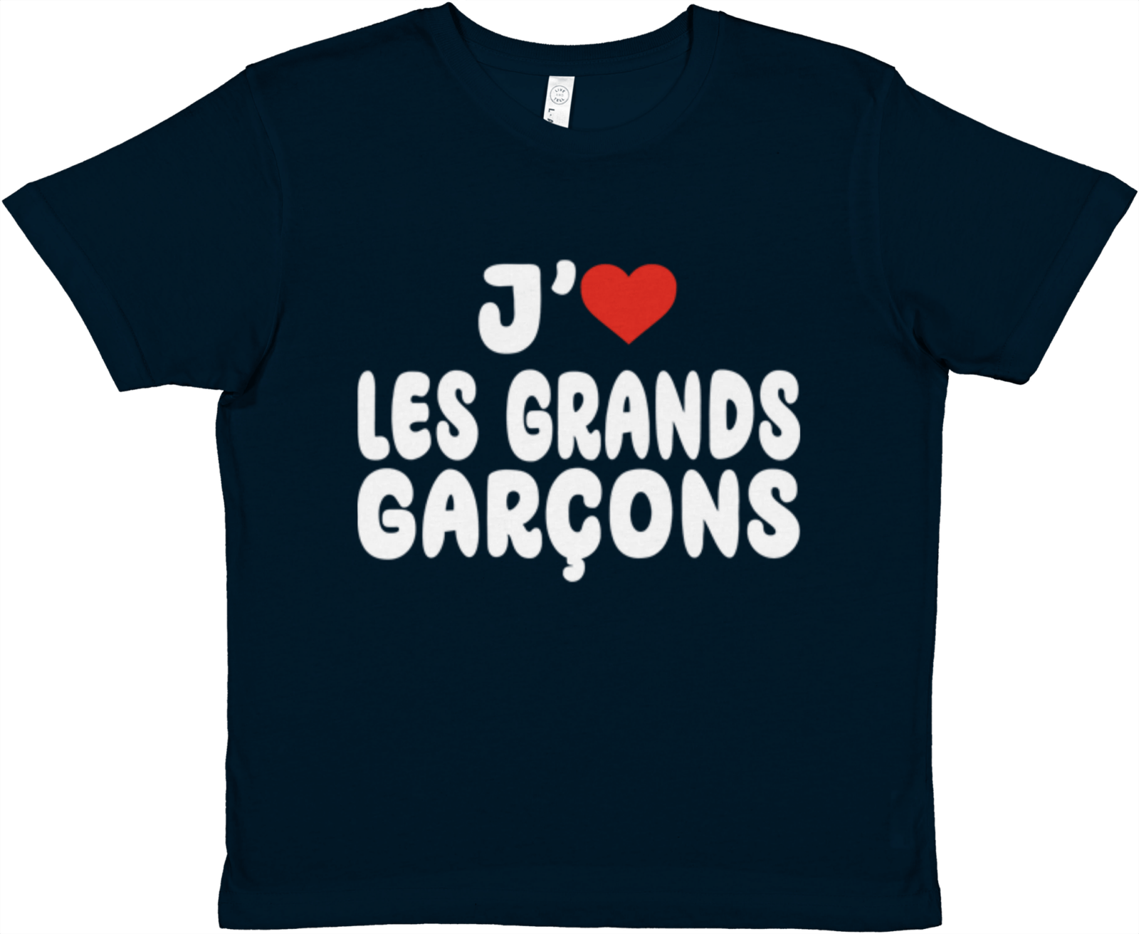 Baby Tee J'aime Les Grands Garçons - TheShirtless