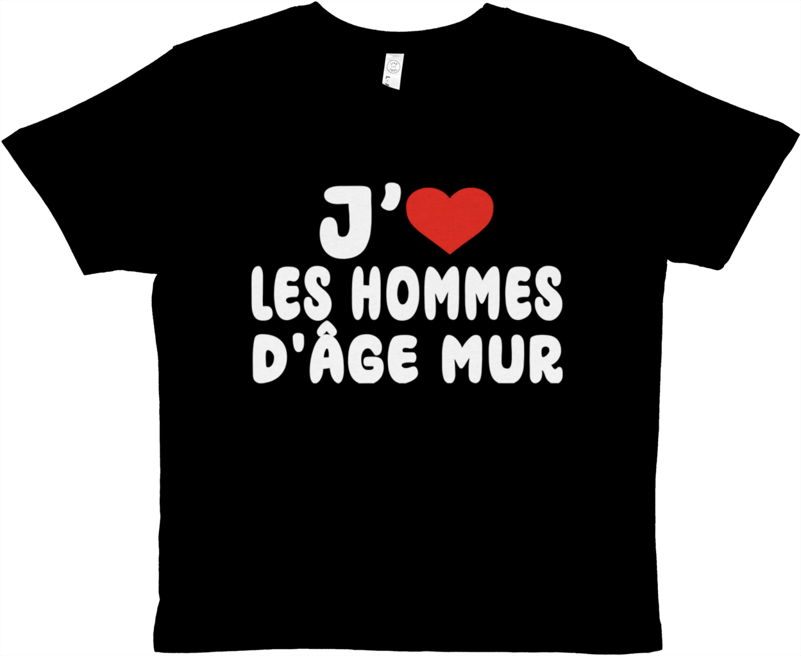 Baby Tee J'aime Les Hommes D'âge Mur - TheShirtless