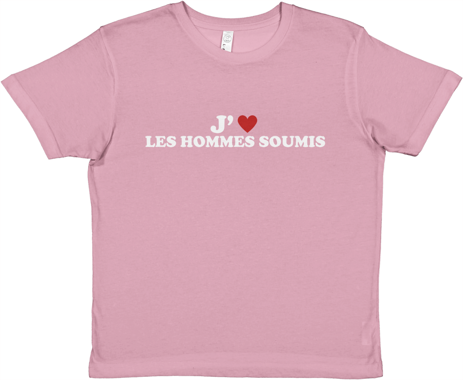 Baby Tee J'aime Les Hommes Soumis - TheShirtless