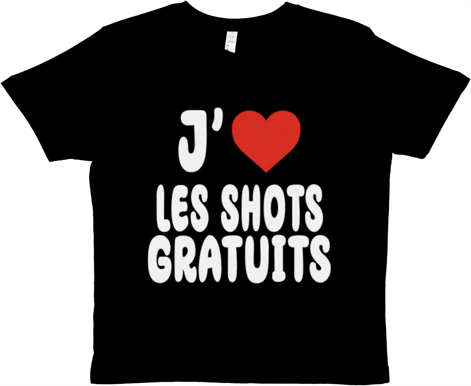 Baby Tee J'aime Les Shots Gratuits - TheShirtless