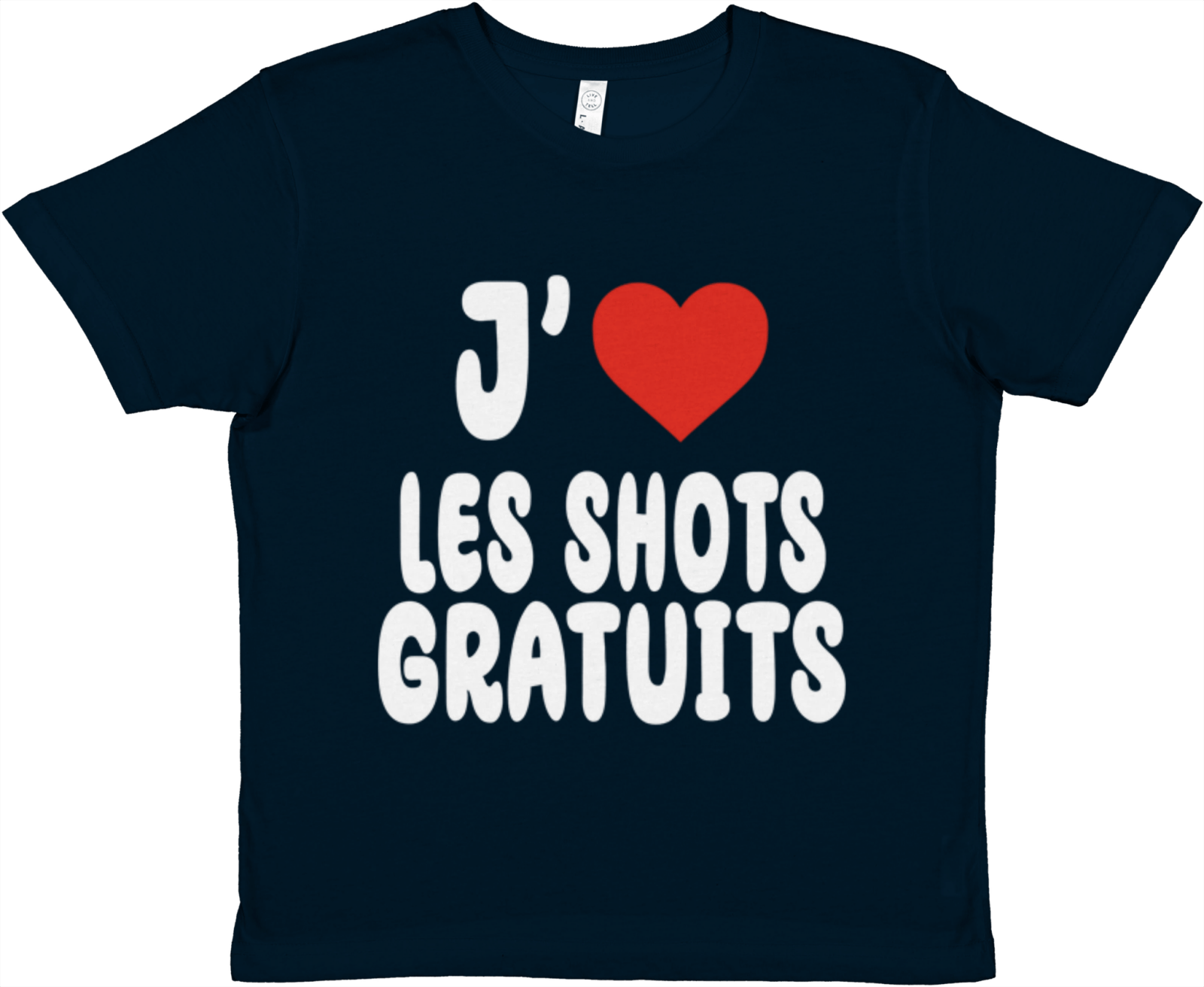 Baby Tee J'aime Les Shots Gratuits - TheShirtless