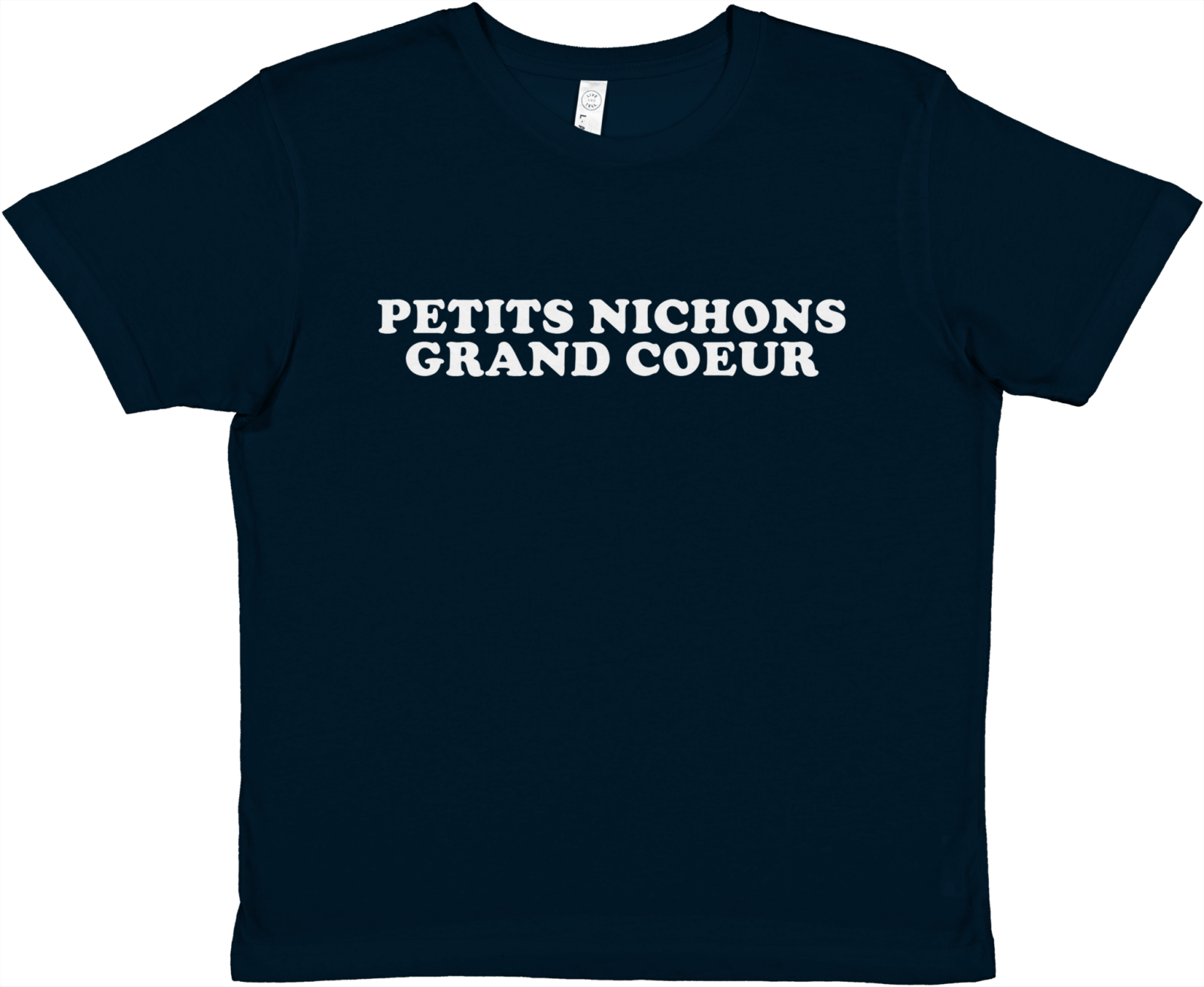 Baby Tee Petits Nichons Grand Coeur - TheShirtless