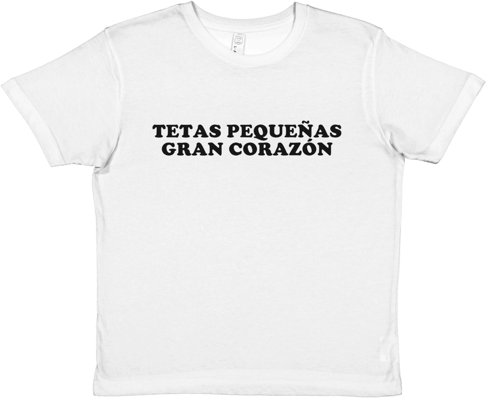 Baby Tee Tetas Pequeñas Gran Corazón - TheShirtless