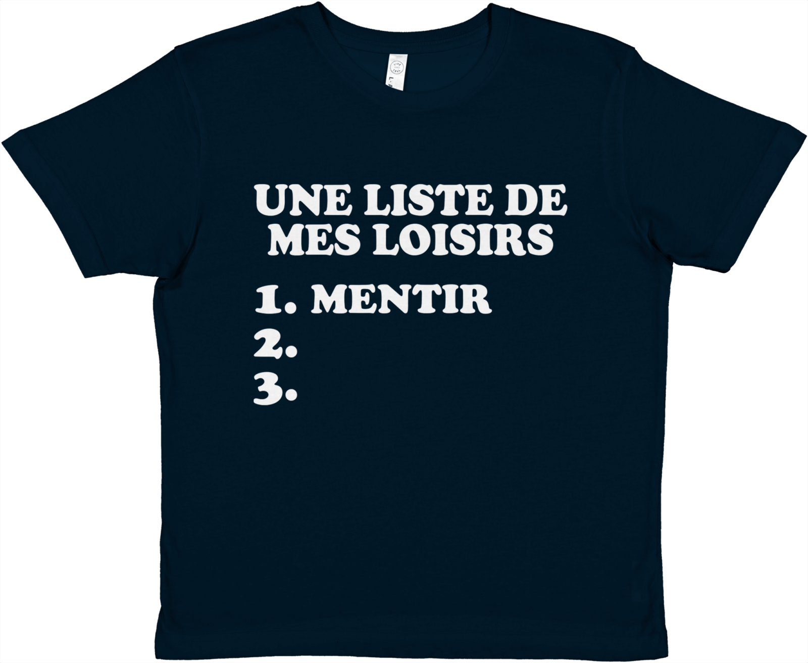 Baby Tee Une Liste De Mes Loisirs - TheShirtless