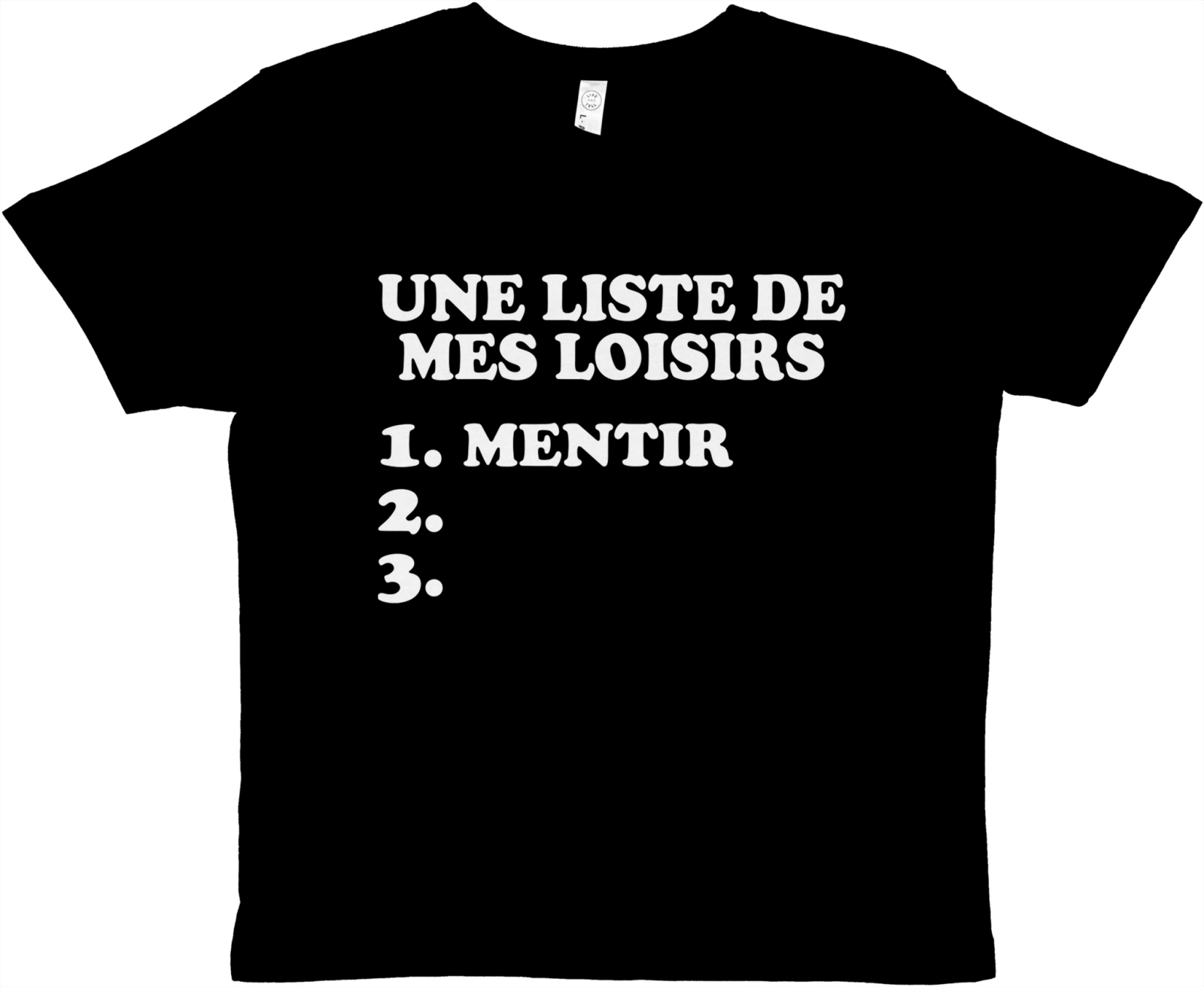 Baby Tee Une Liste De Mes Loisirs - TheShirtless