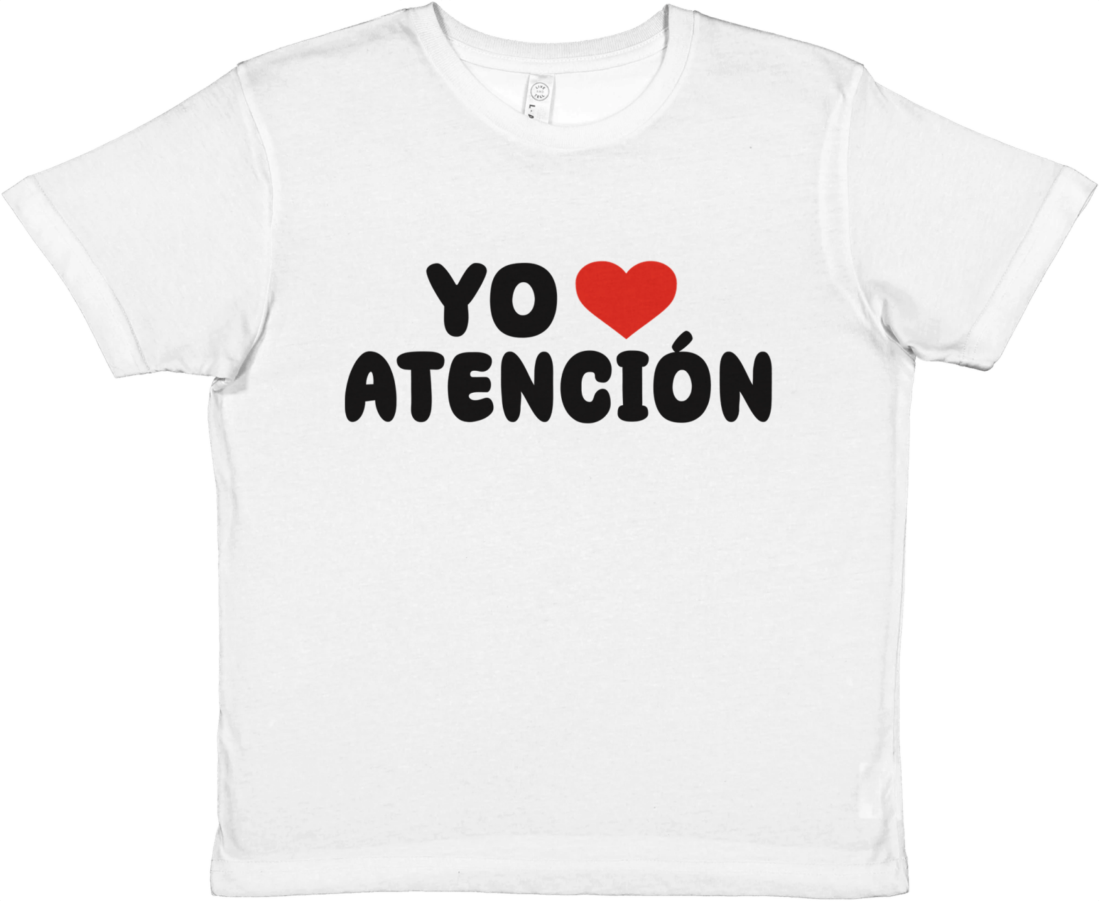 Baby Tee Yo Amo Atención - TheShirtless