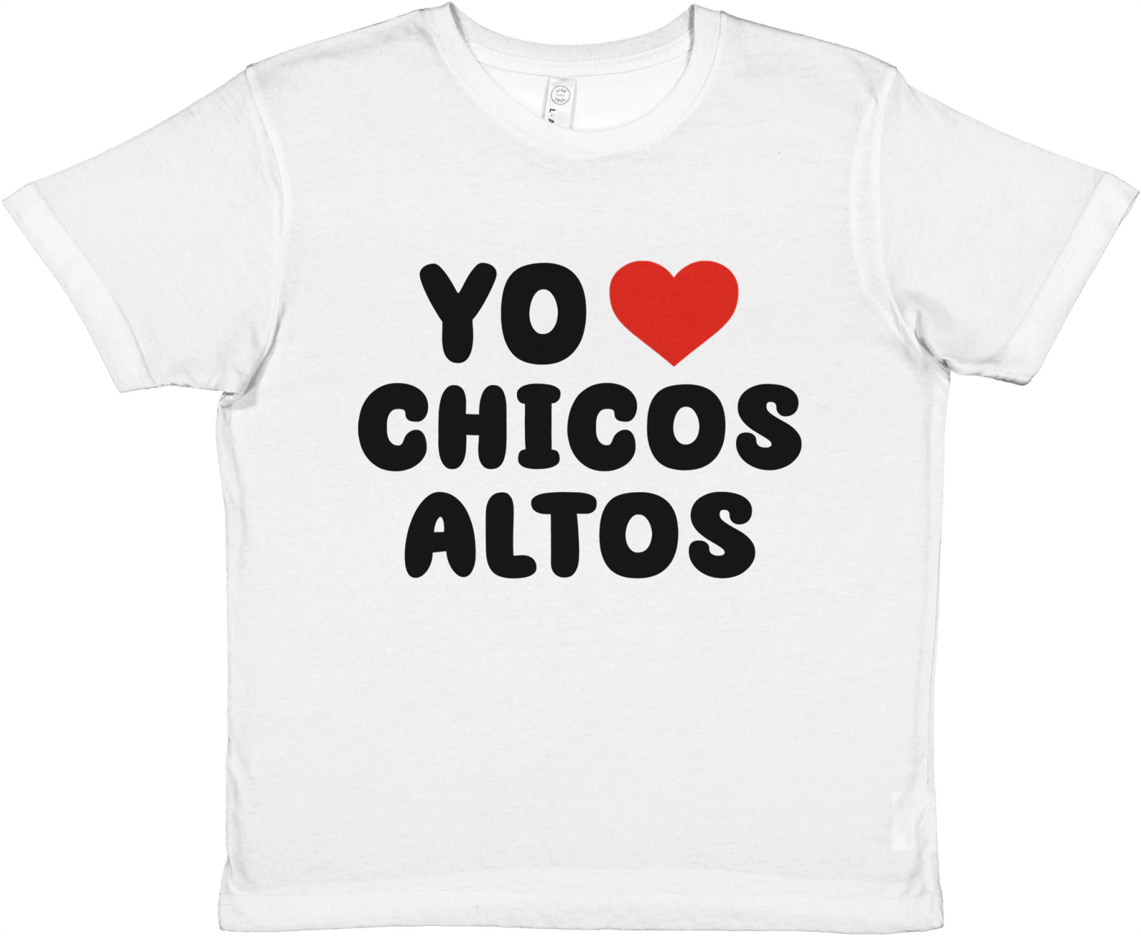 Baby Tee Yo Amo Chicos Altos - TheShirtless