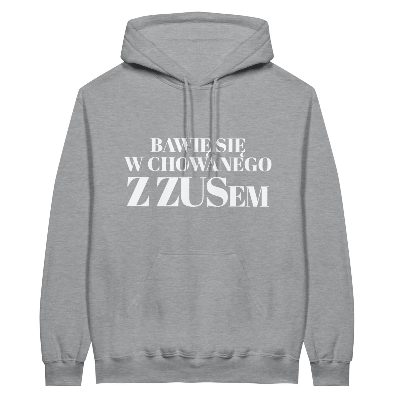 Bawię Się W Chowanego Z Zusem Bluza z kapturem - TheShirtless