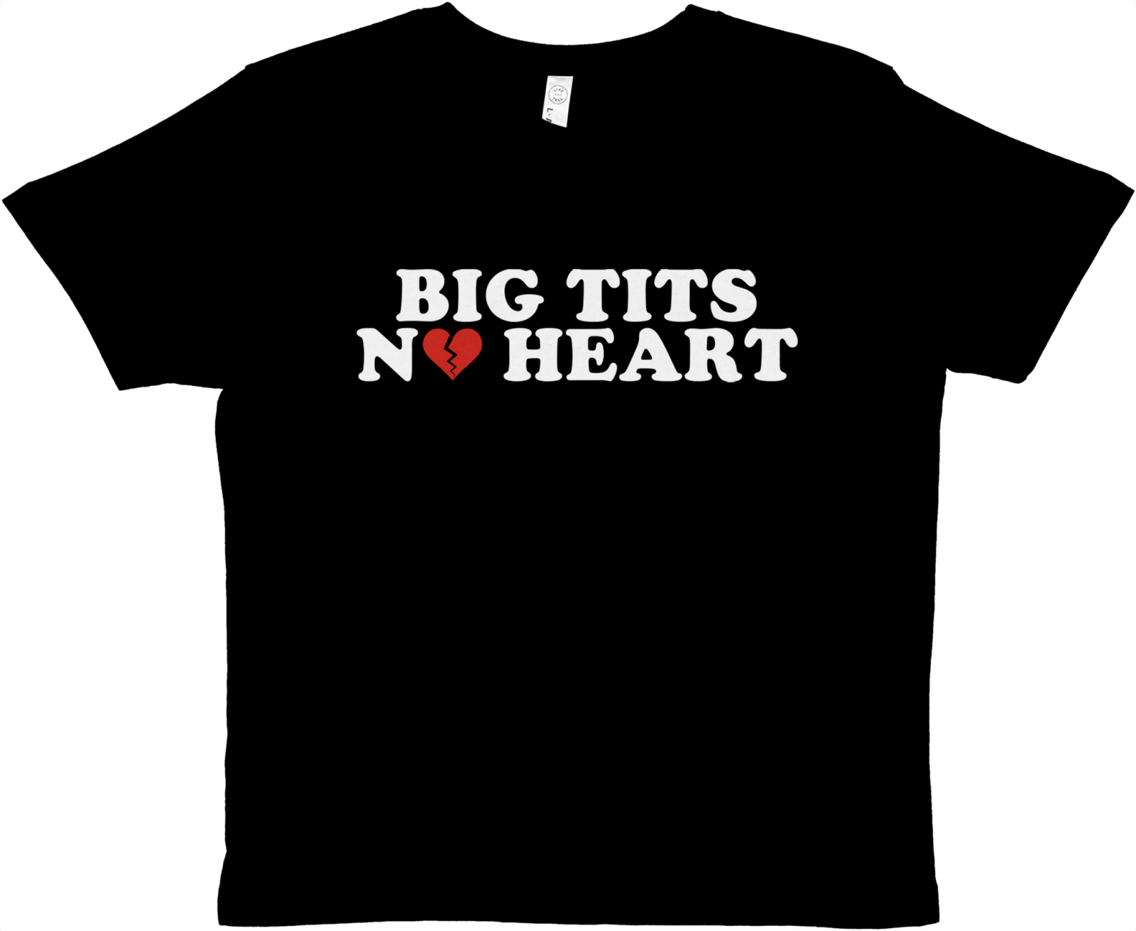 Big Tits No Heart Baby Tee - TheShirtless