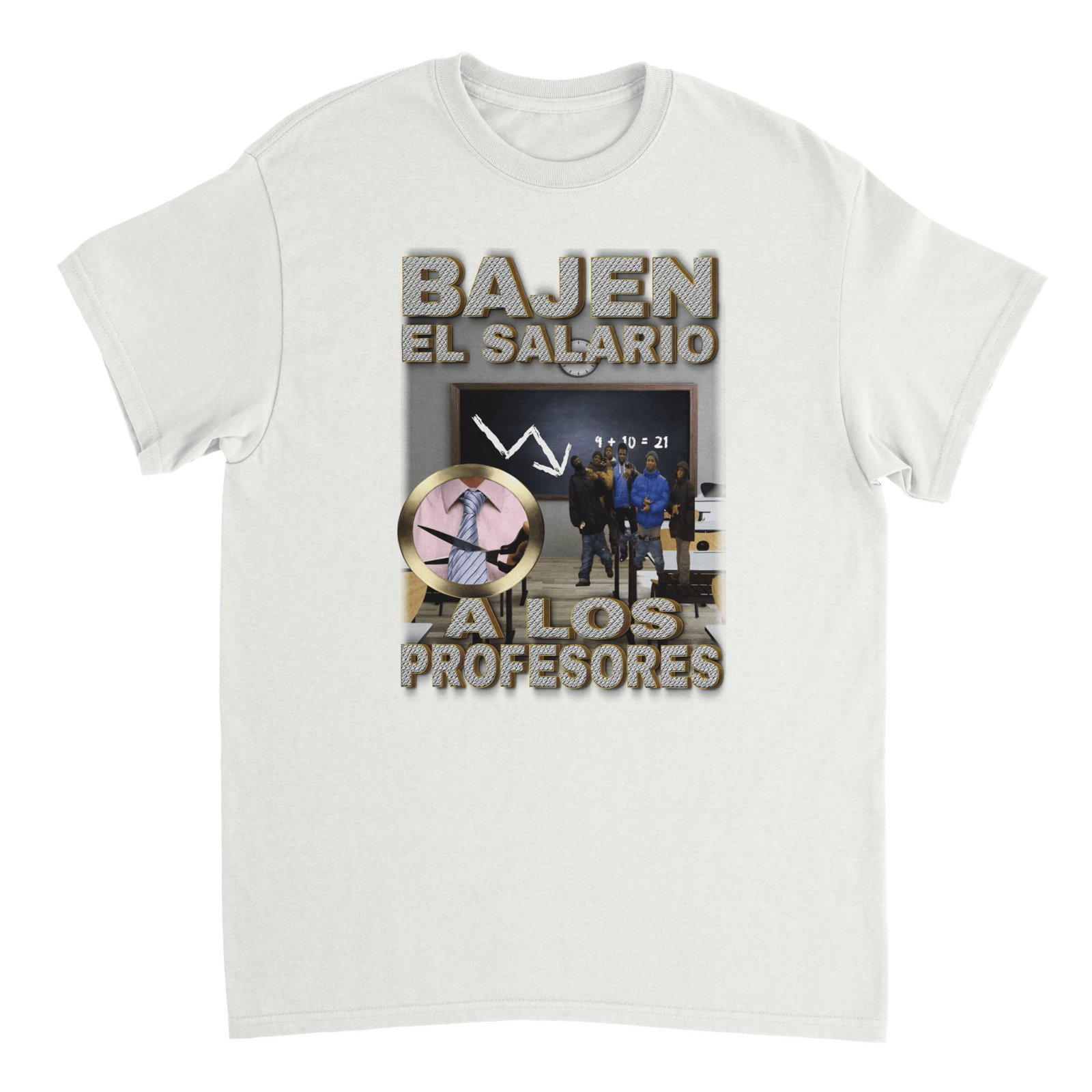 Camiseta Bajen A El Salario Los Profesores - TheShirtless