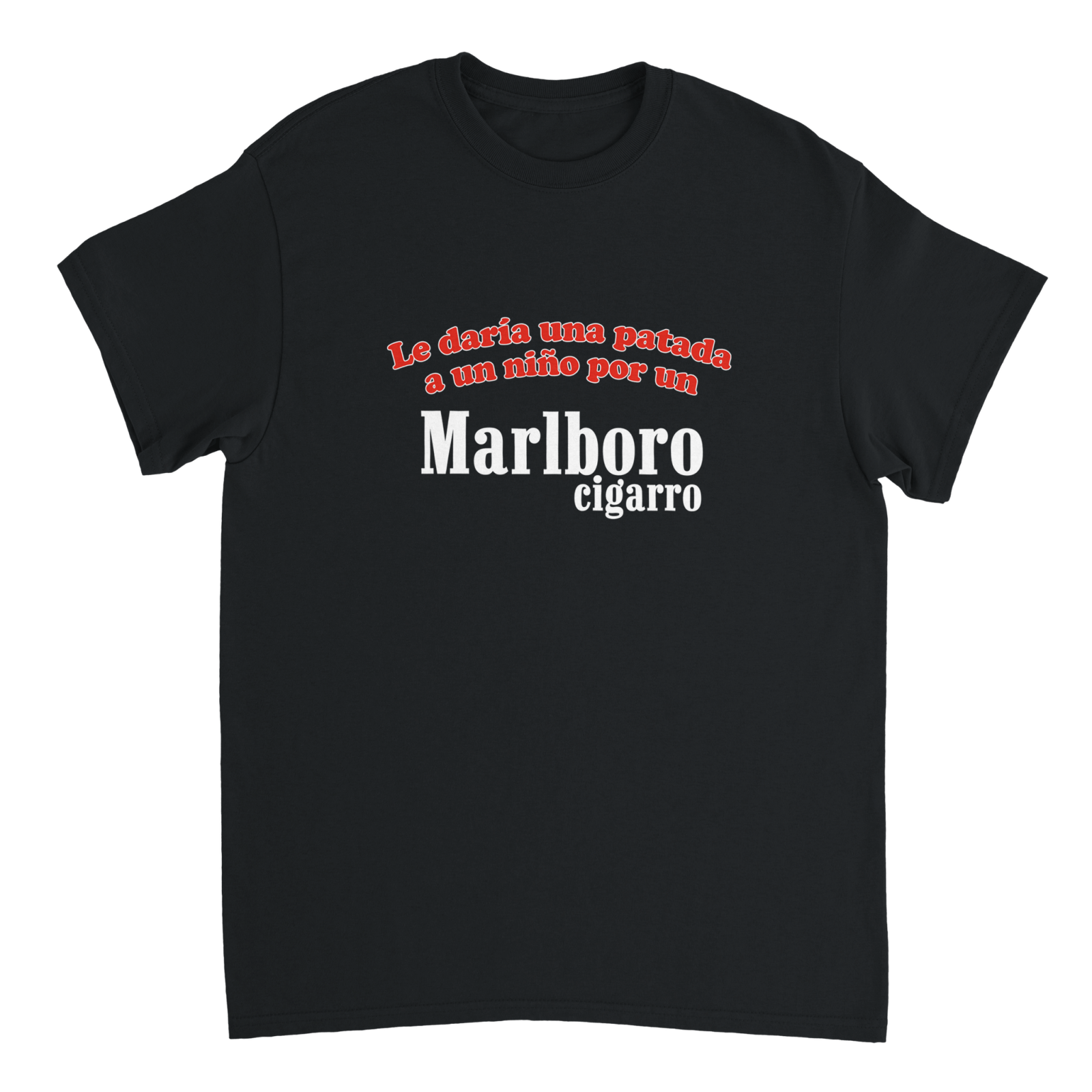 Camiseta Le Daría Una Patada A Un Niño Por Un Marlboro - TheShirtless