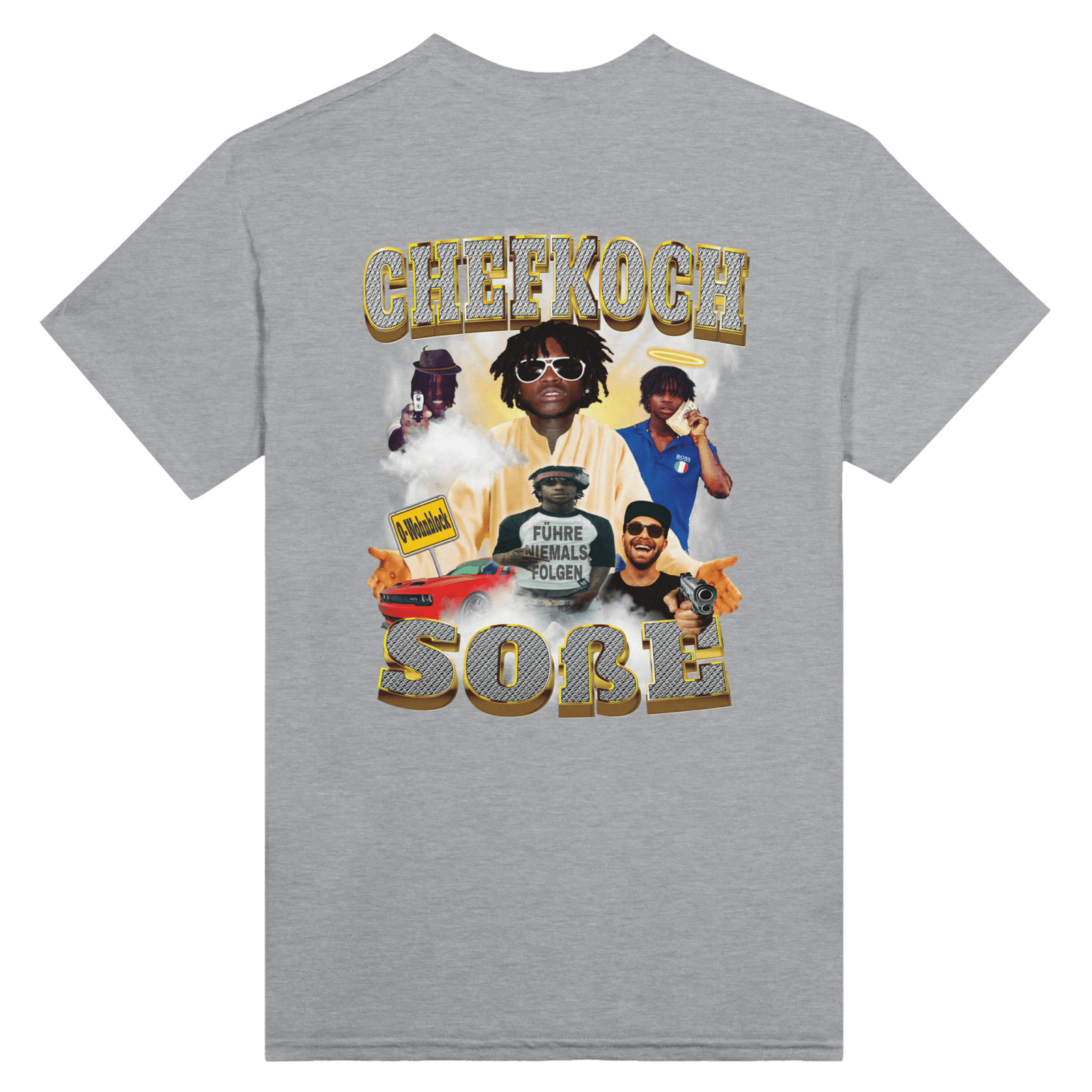 Chiefkoch Sosse Backprint T-Shirt - TheShirtless