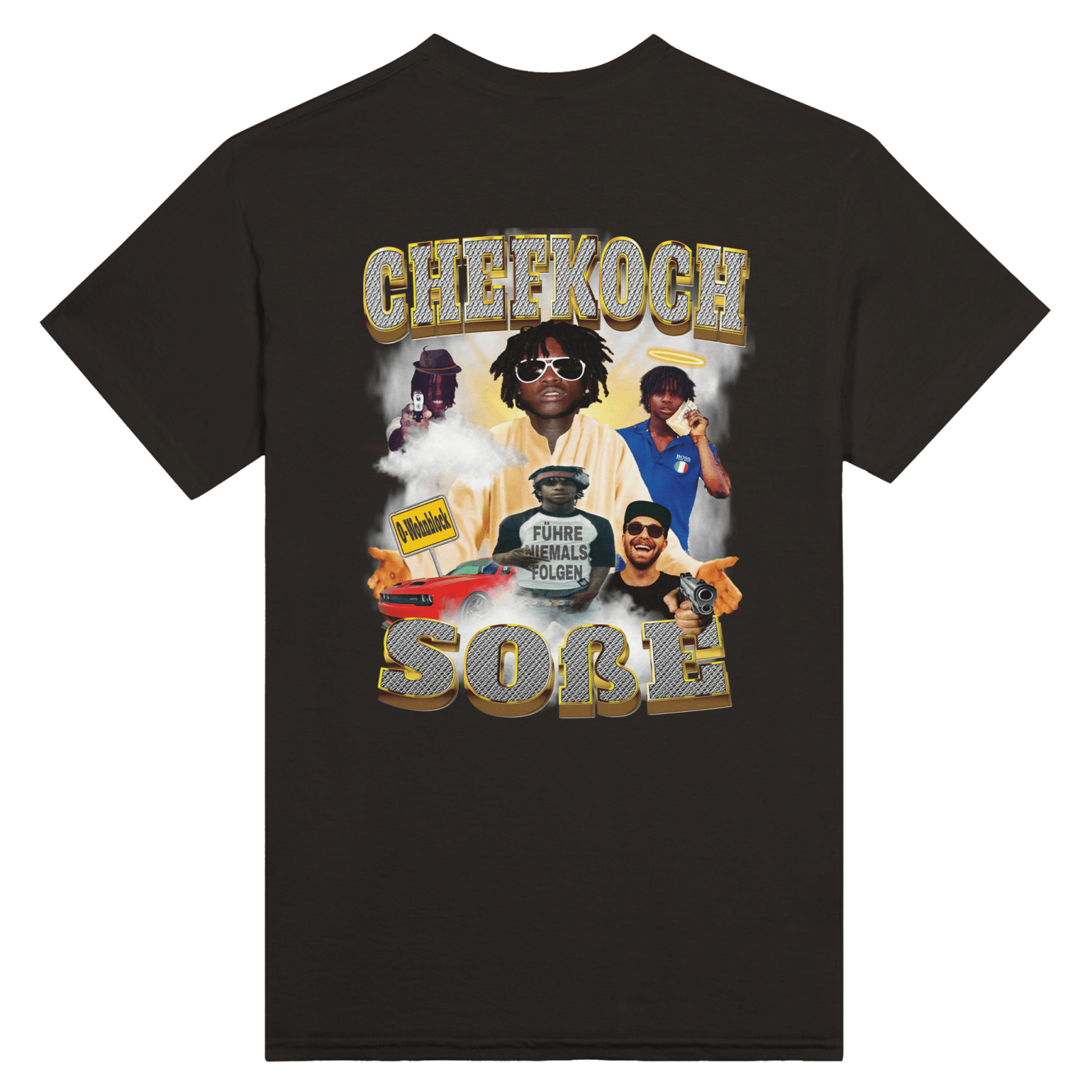 Chiefkoch Sosse Backprint T-Shirt - TheShirtless