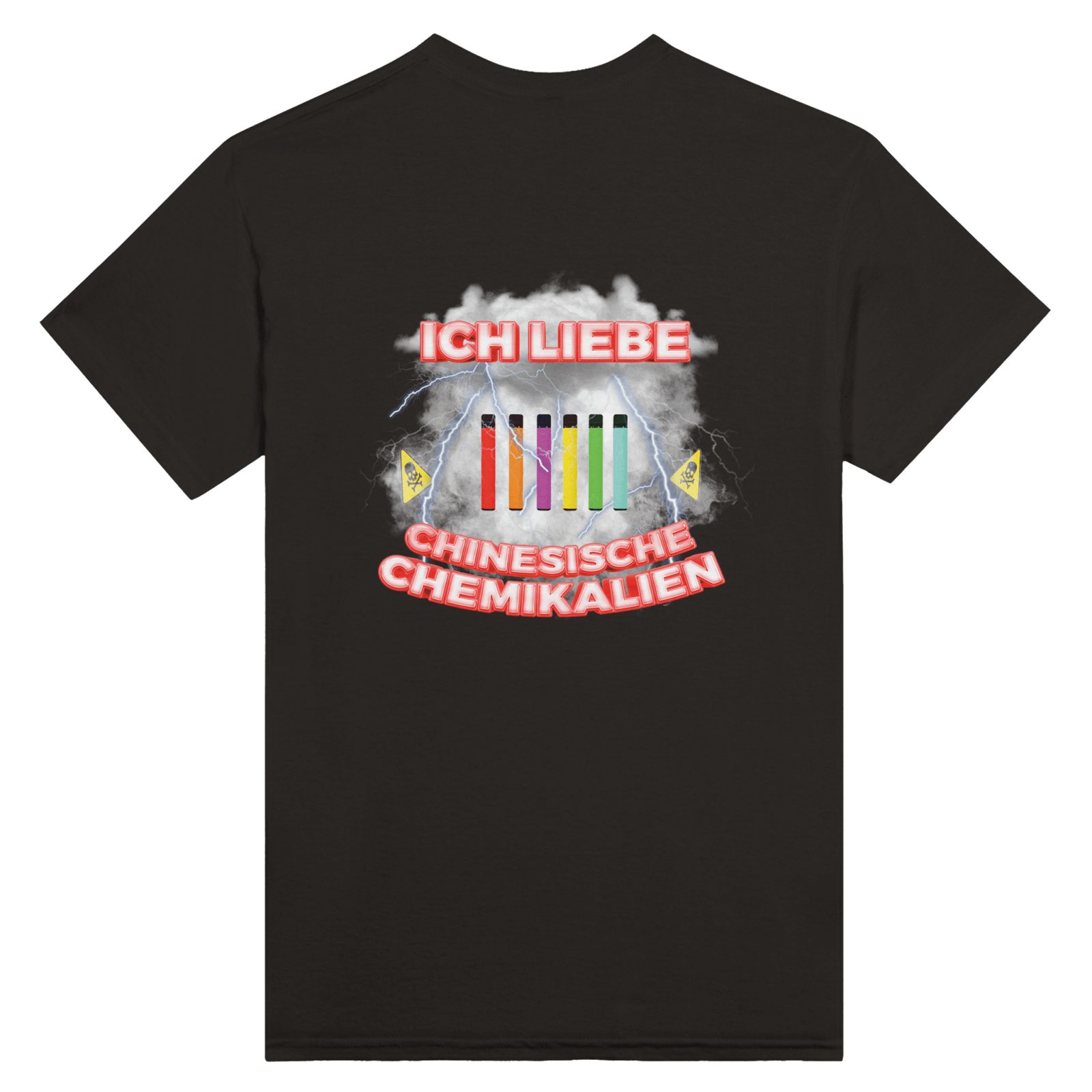 Chinesische Chemikalien Backprint T-Shirt - TheShirtless