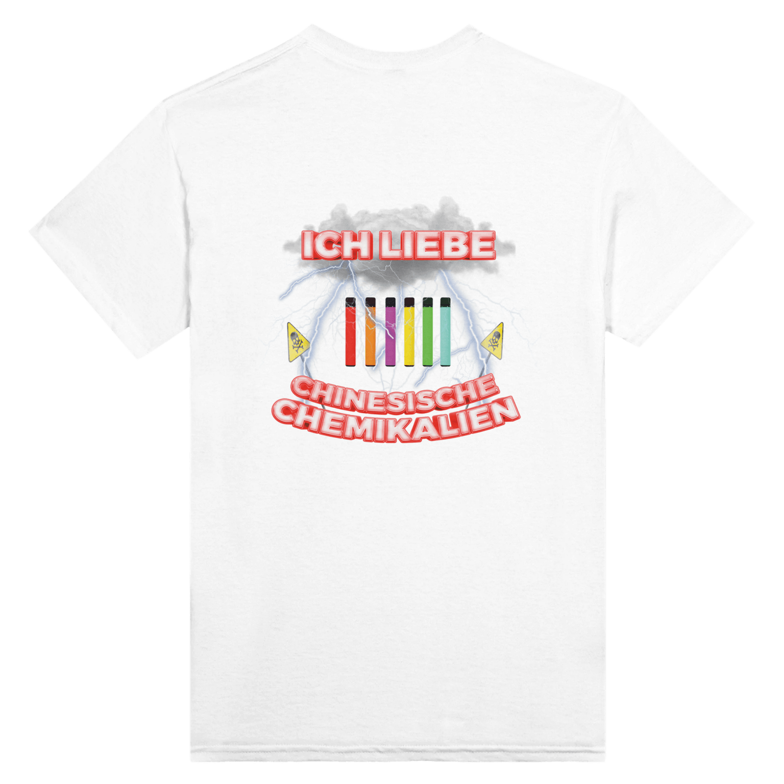 Chinesische Chemikalien Backprint T-Shirt - TheShirtless