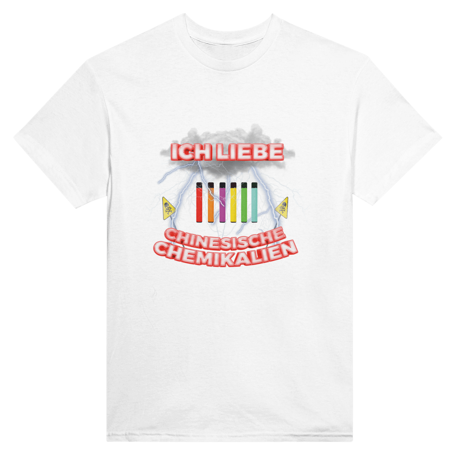 Chinesische Chemikalien Backprint T-Shirt - TheShirtless