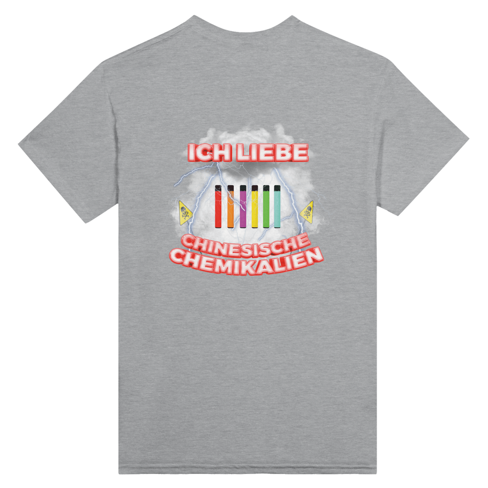 Chinesische Chemikalien Backprint T-Shirt - TheShirtless