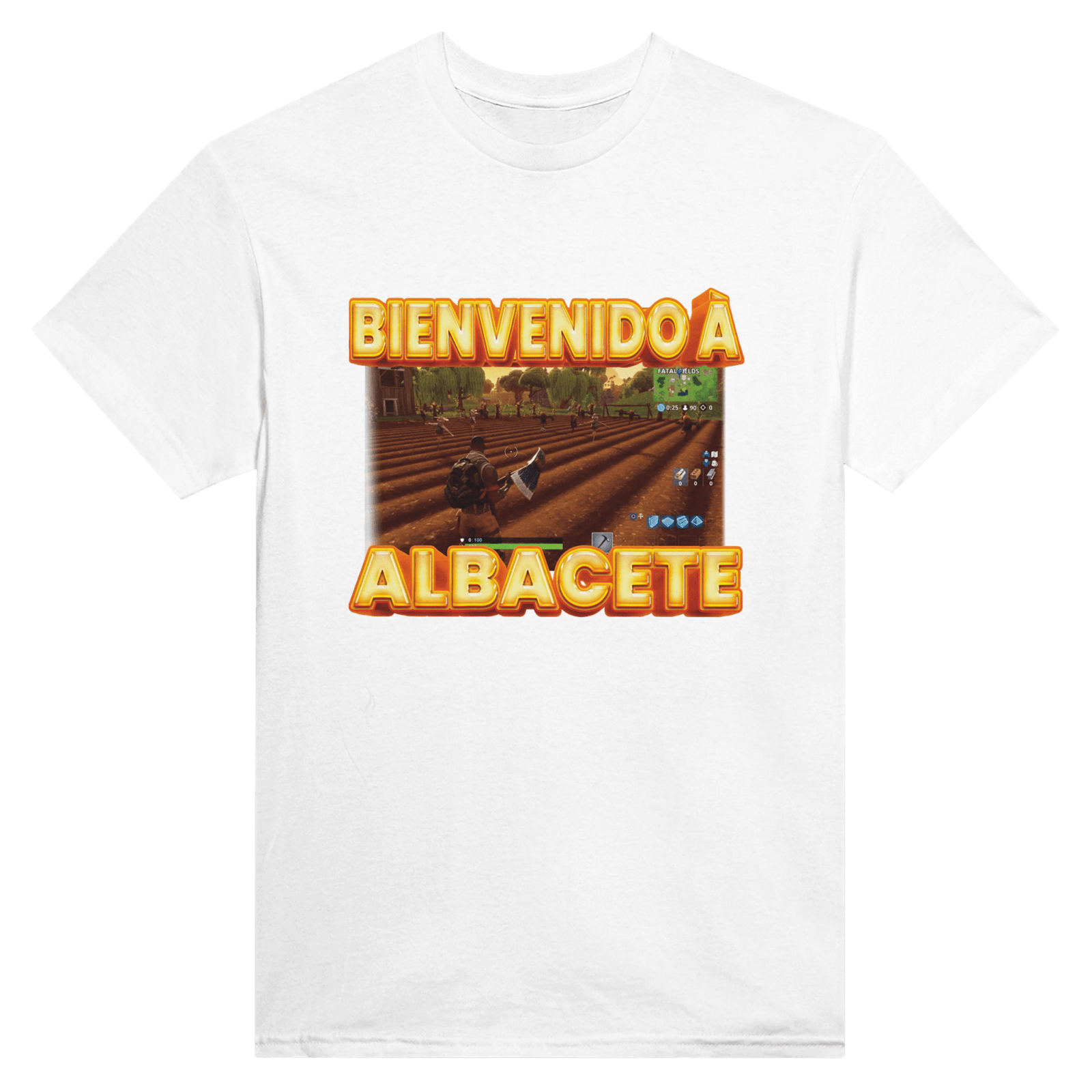 Con estampado en la espalda Bienvenido A Albacete - TheShirtless