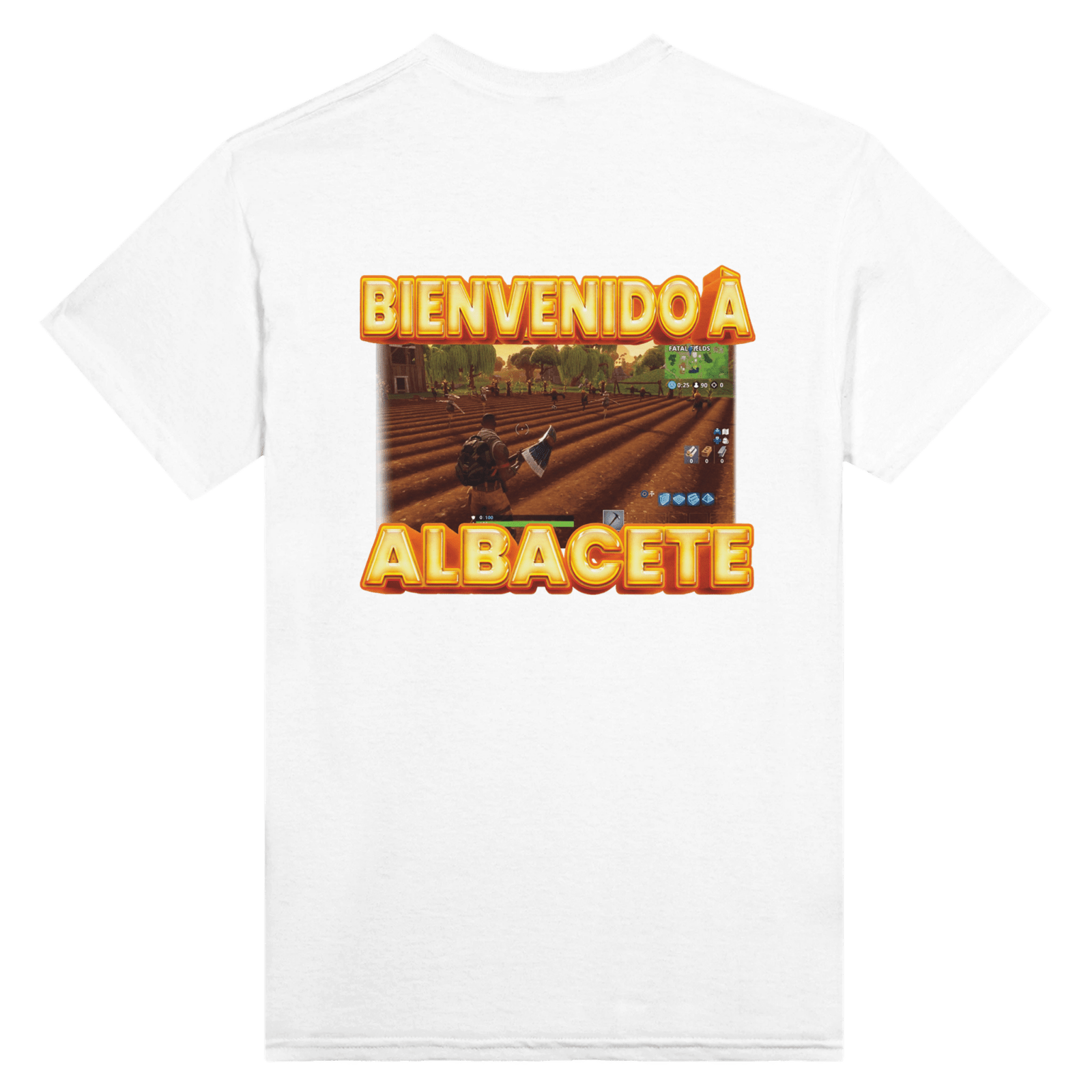 Con estampado en la espalda Bienvenido A Albacete - TheShirtless