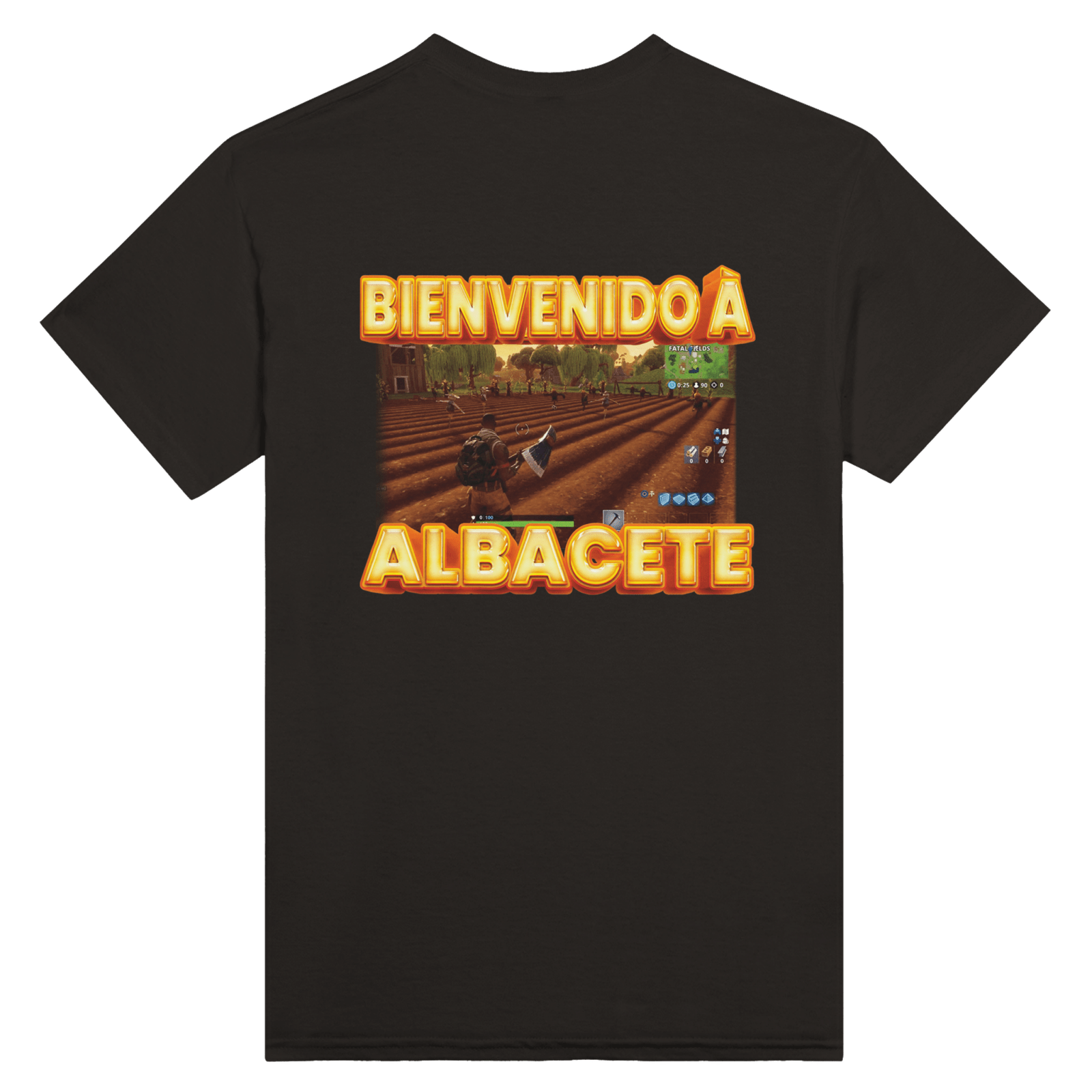 Con estampado en la espalda Bienvenido A Albacete - TheShirtless