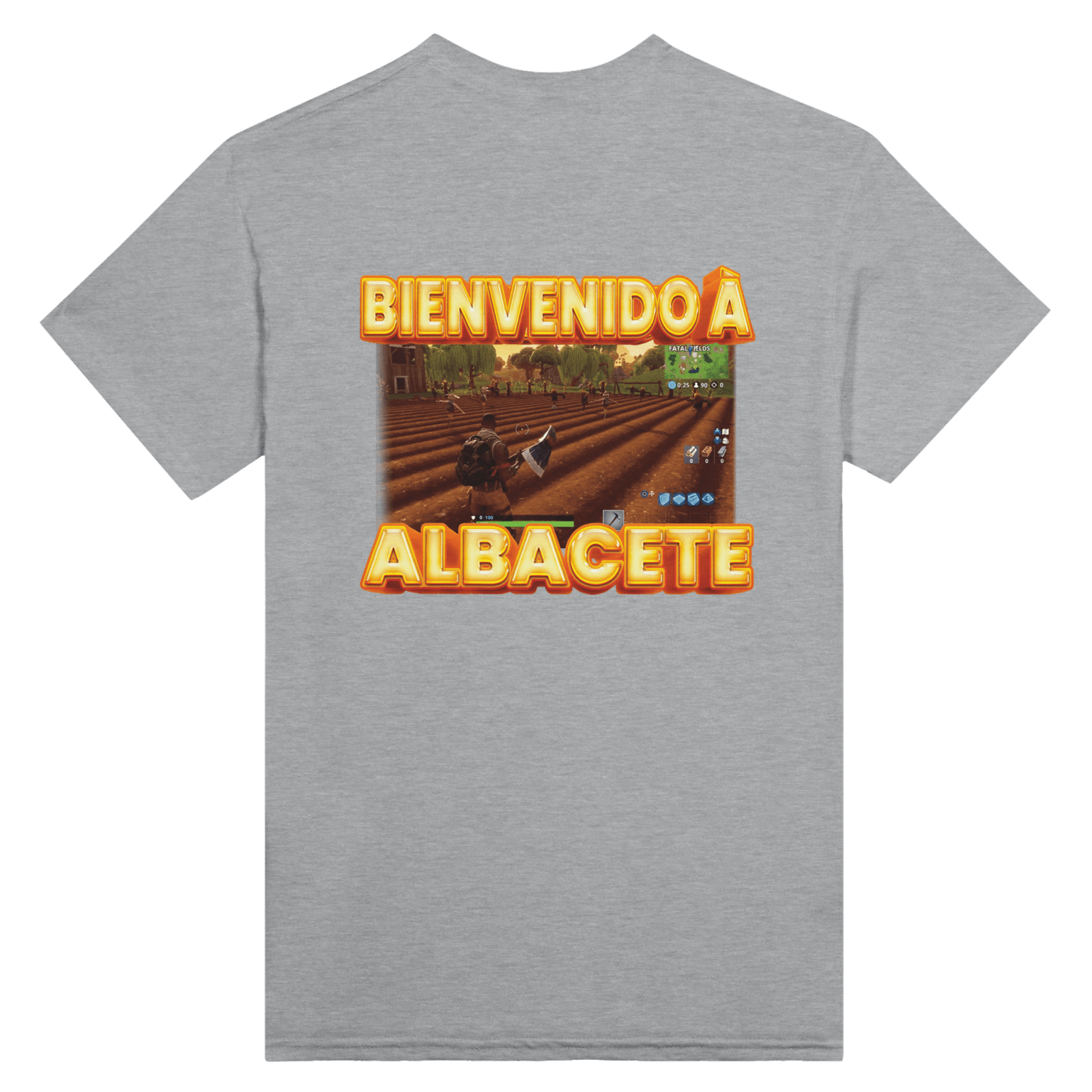 Con estampado en la espalda Bienvenido A Albacete - TheShirtless