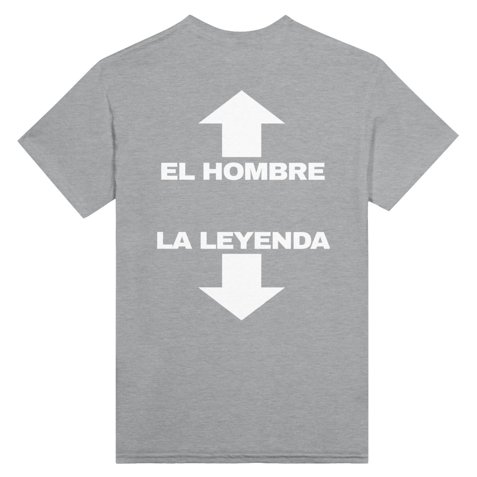 Con estampado en la espalda El Hombre La Leyenda - TheShirtless