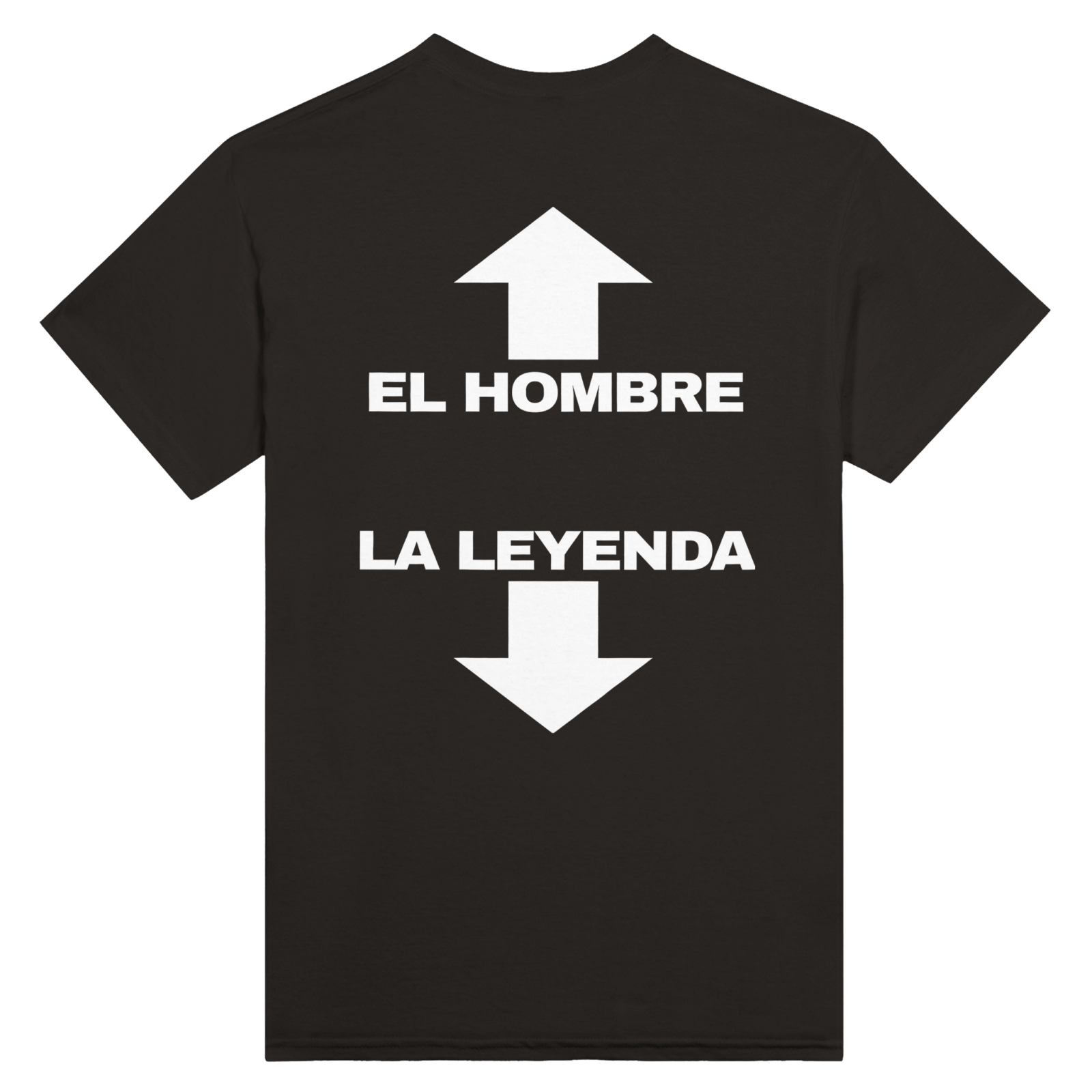 Con estampado en la espalda El Hombre La Leyenda - TheShirtless