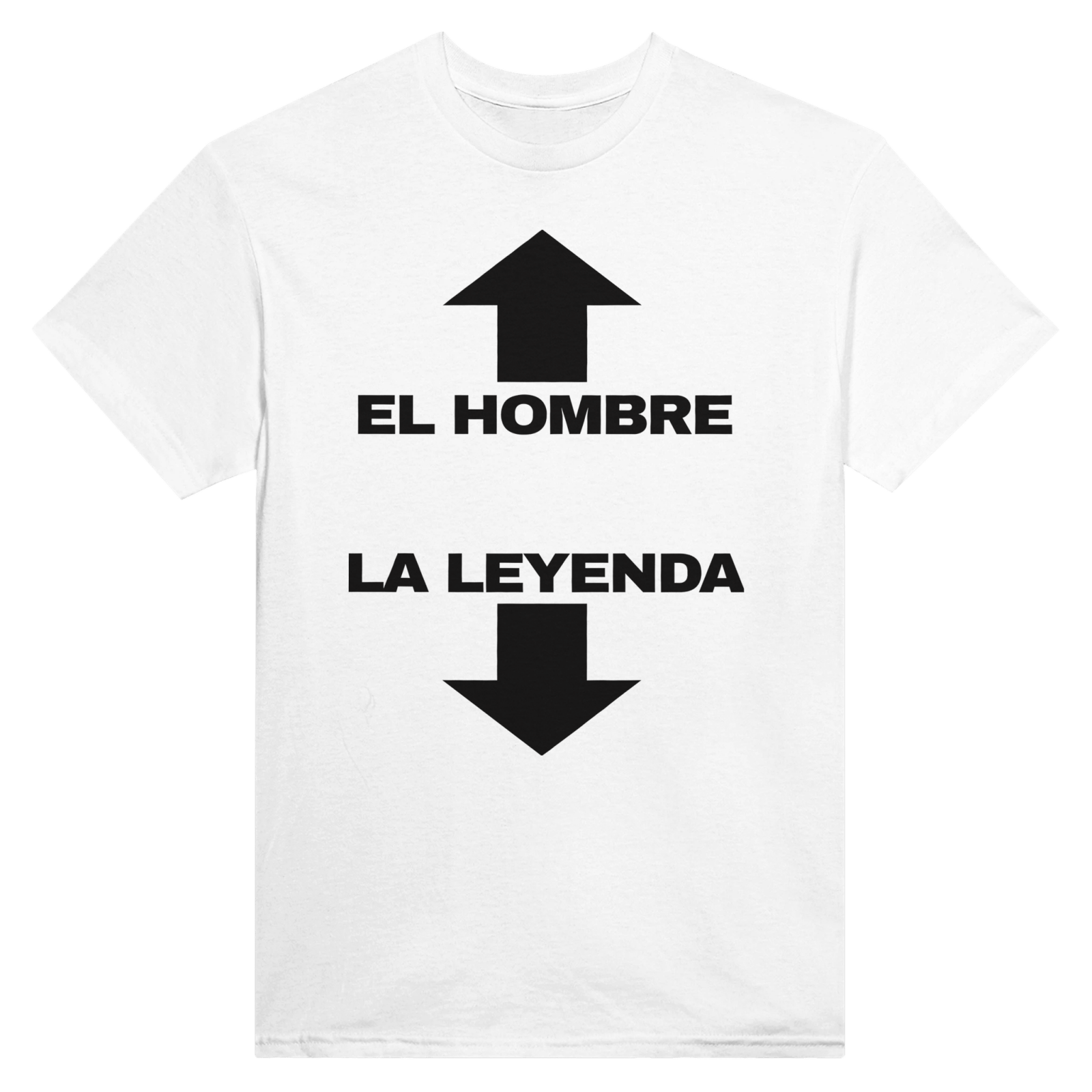 Con estampado en la espalda El Hombre La Leyenda - TheShirtless