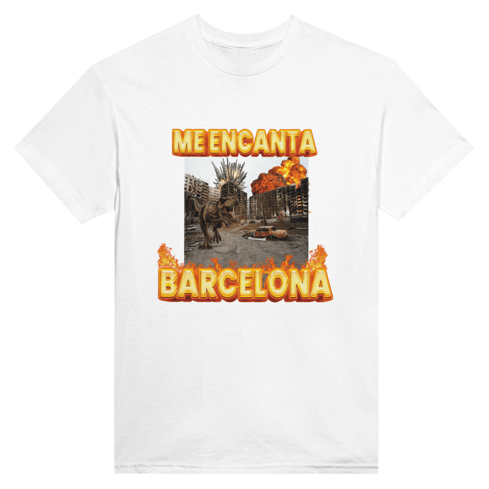 Con estampado en la espalda Me Encanta Barcelona - TheShirtless