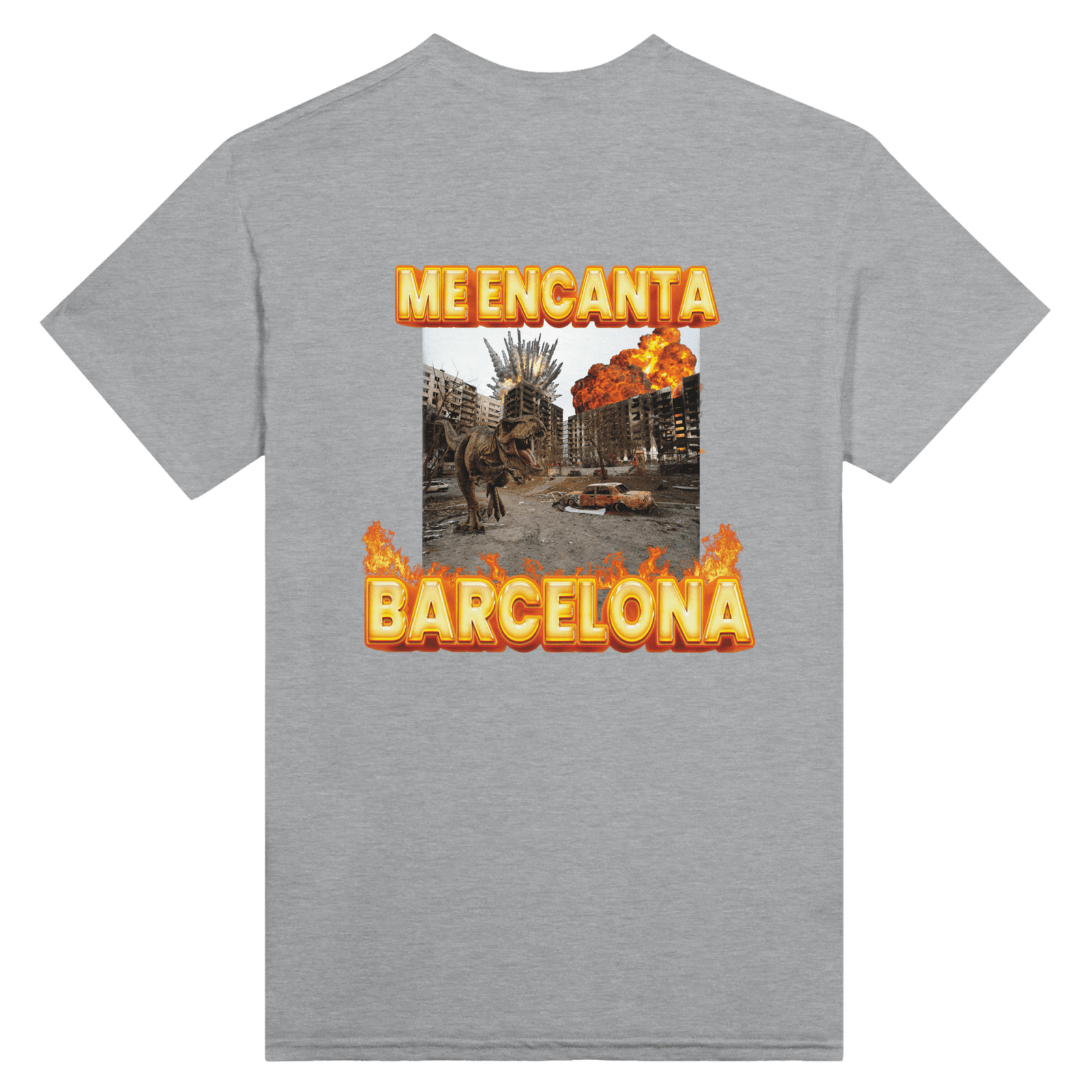 Con estampado en la espalda Me Encanta Barcelona - TheShirtless