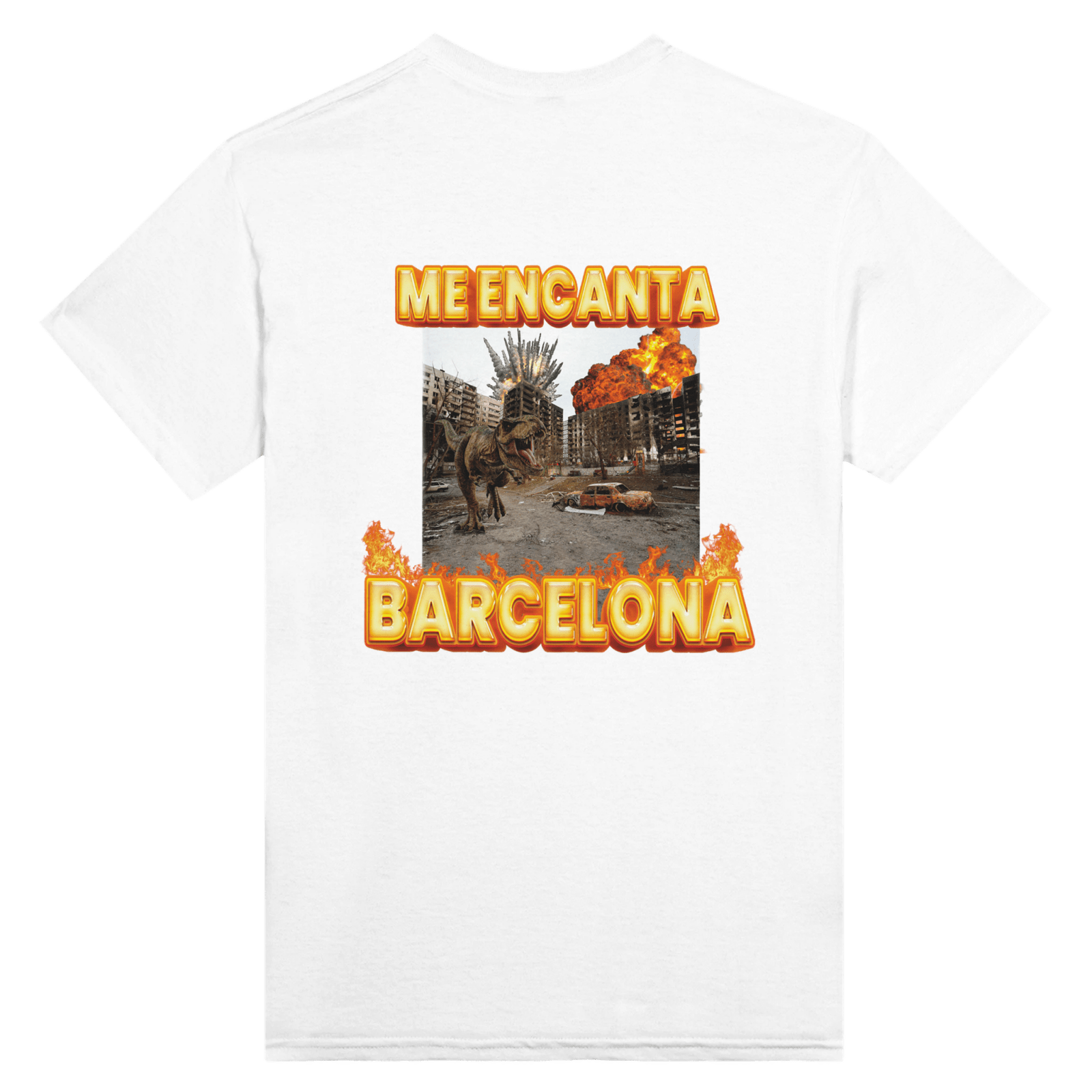 Con estampado en la espalda Me Encanta Barcelona - TheShirtless