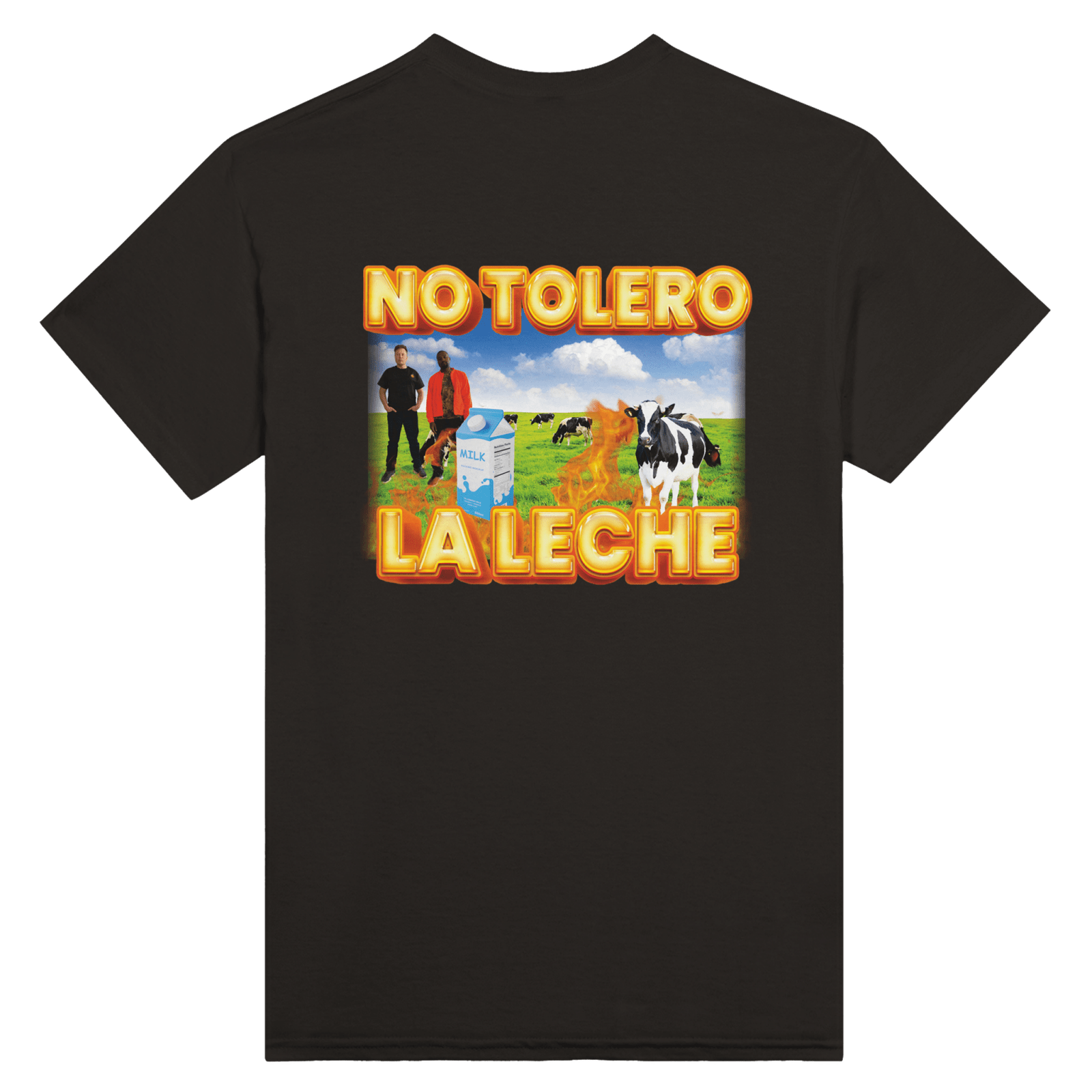 Con estampado en la espalda No Tolero La Leche - TheShirtless