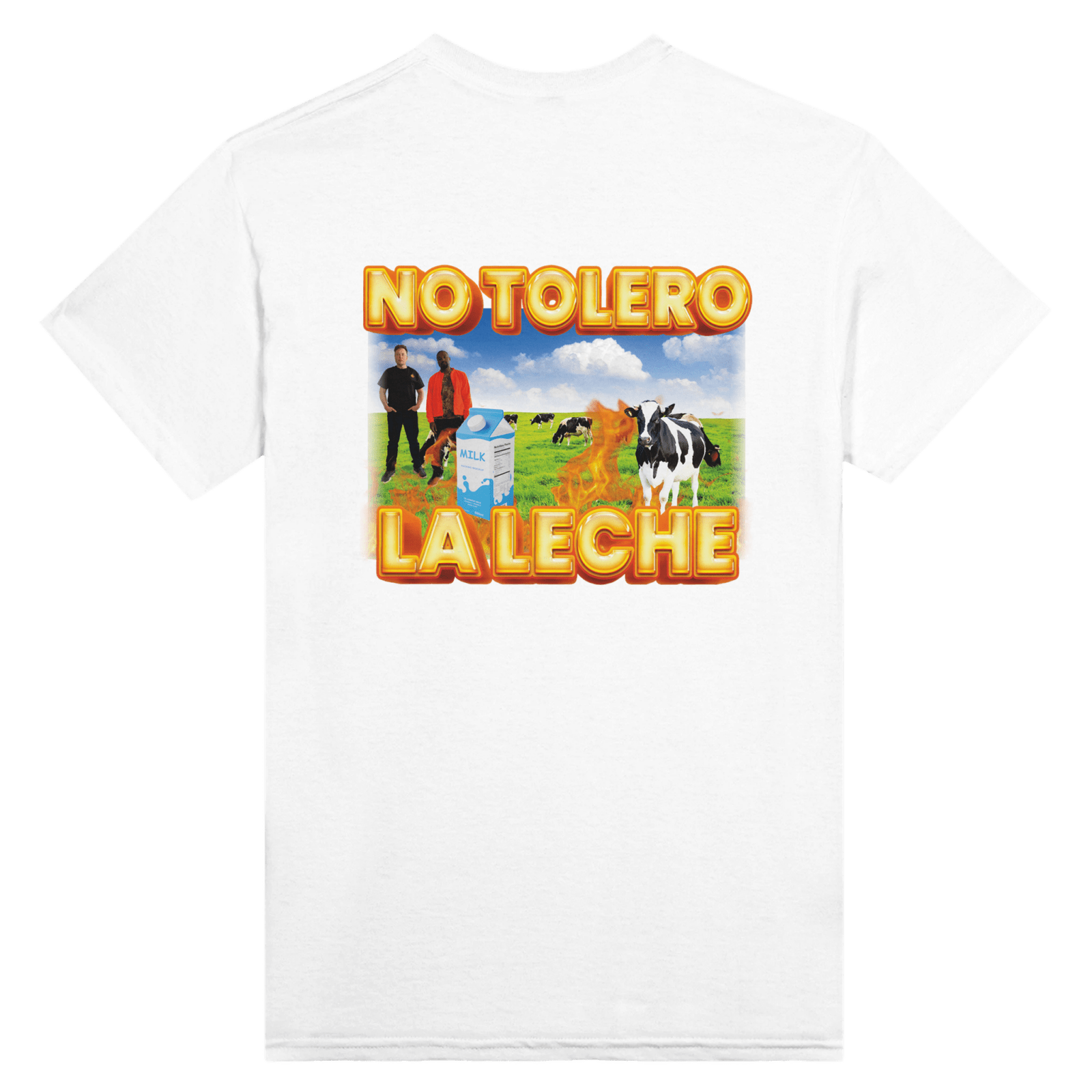 Con estampado en la espalda No Tolero La Leche - TheShirtless