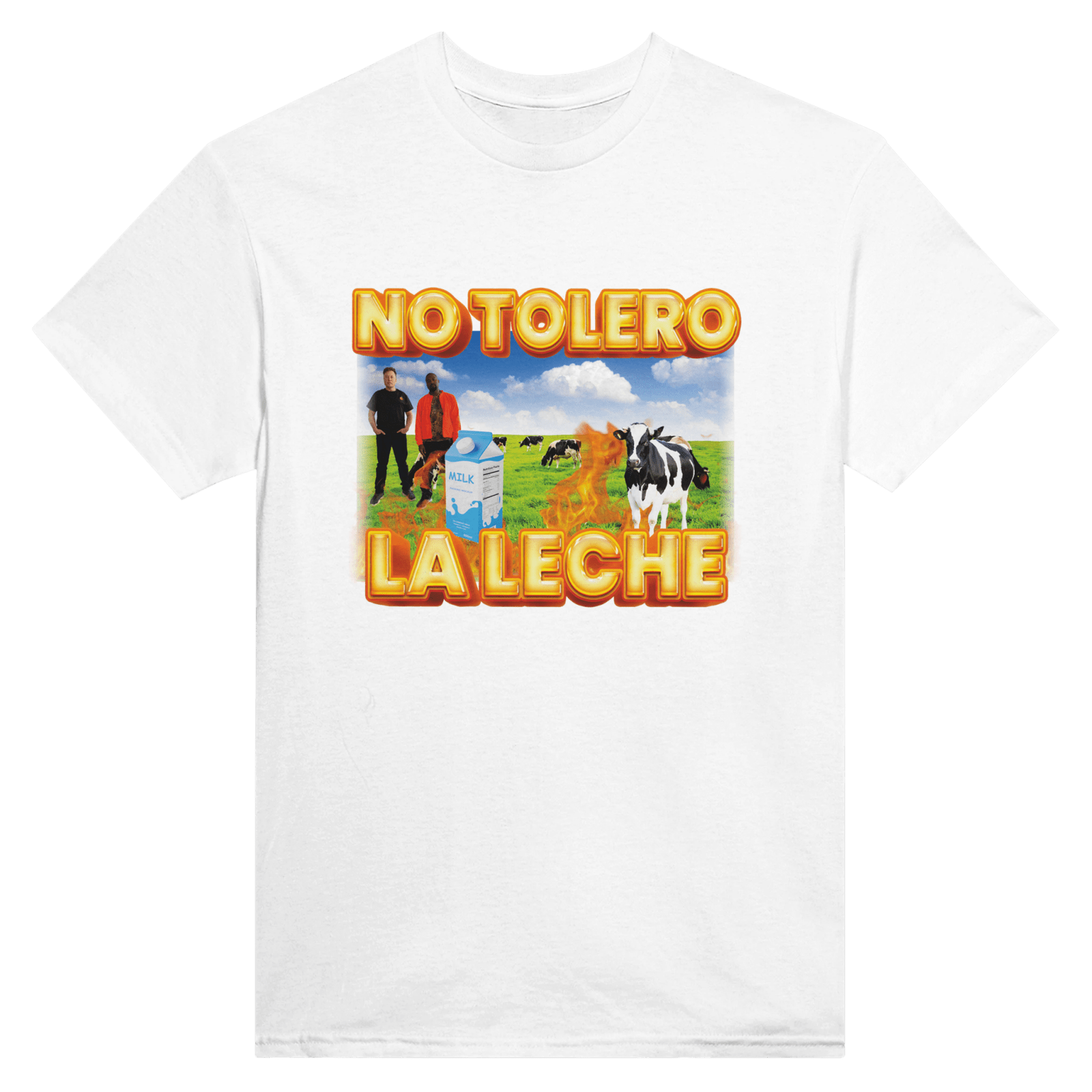 Con estampado en la espalda No Tolero La Leche - TheShirtless