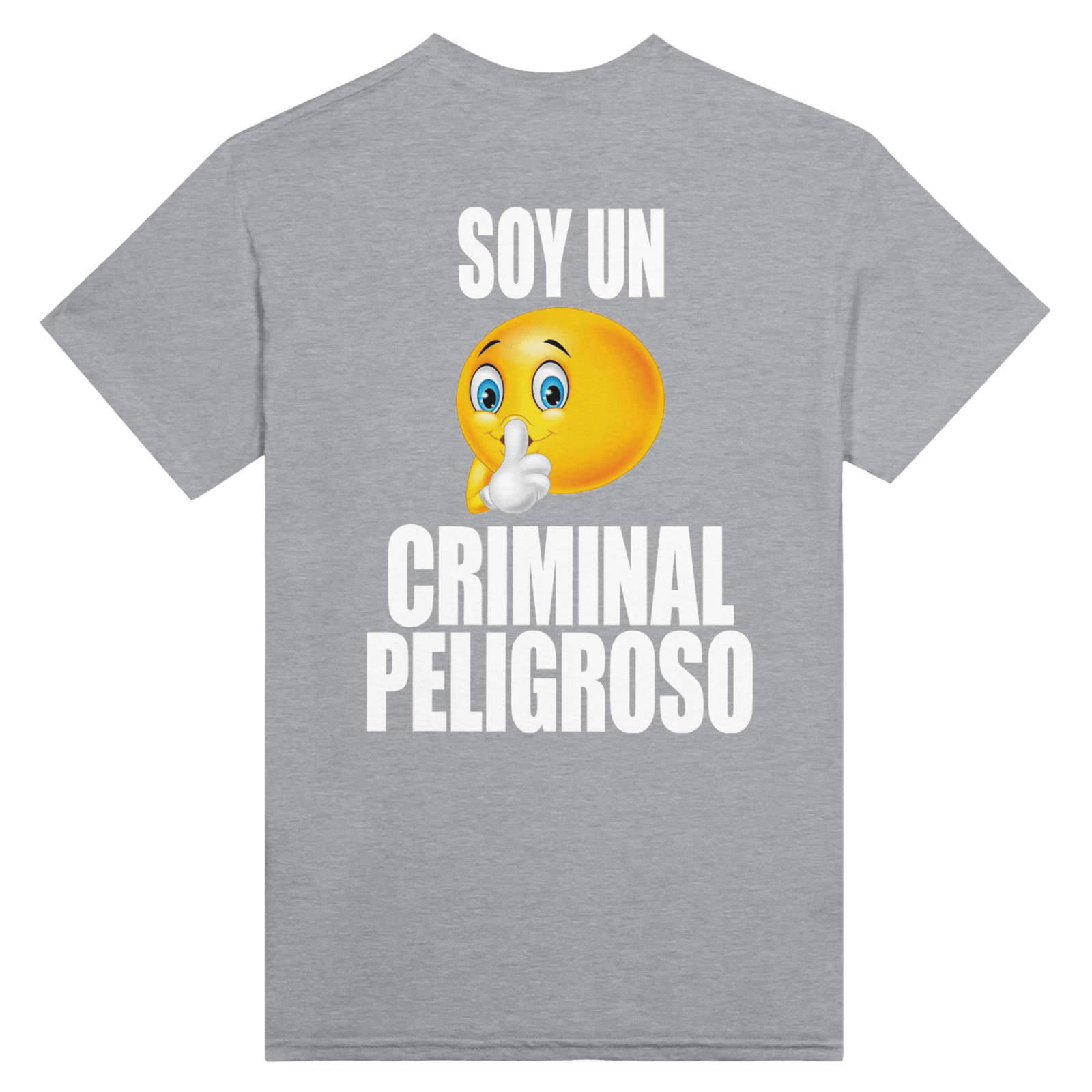 Con estampado en la espalda Soy Un Criminal Peligroso - TheShirtless