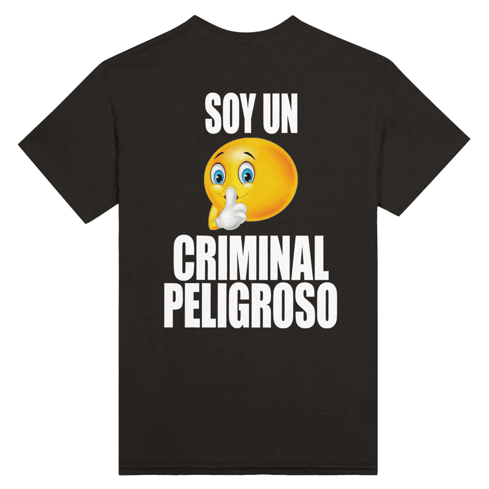 Con estampado en la espalda Soy Un Criminal Peligroso - TheShirtless