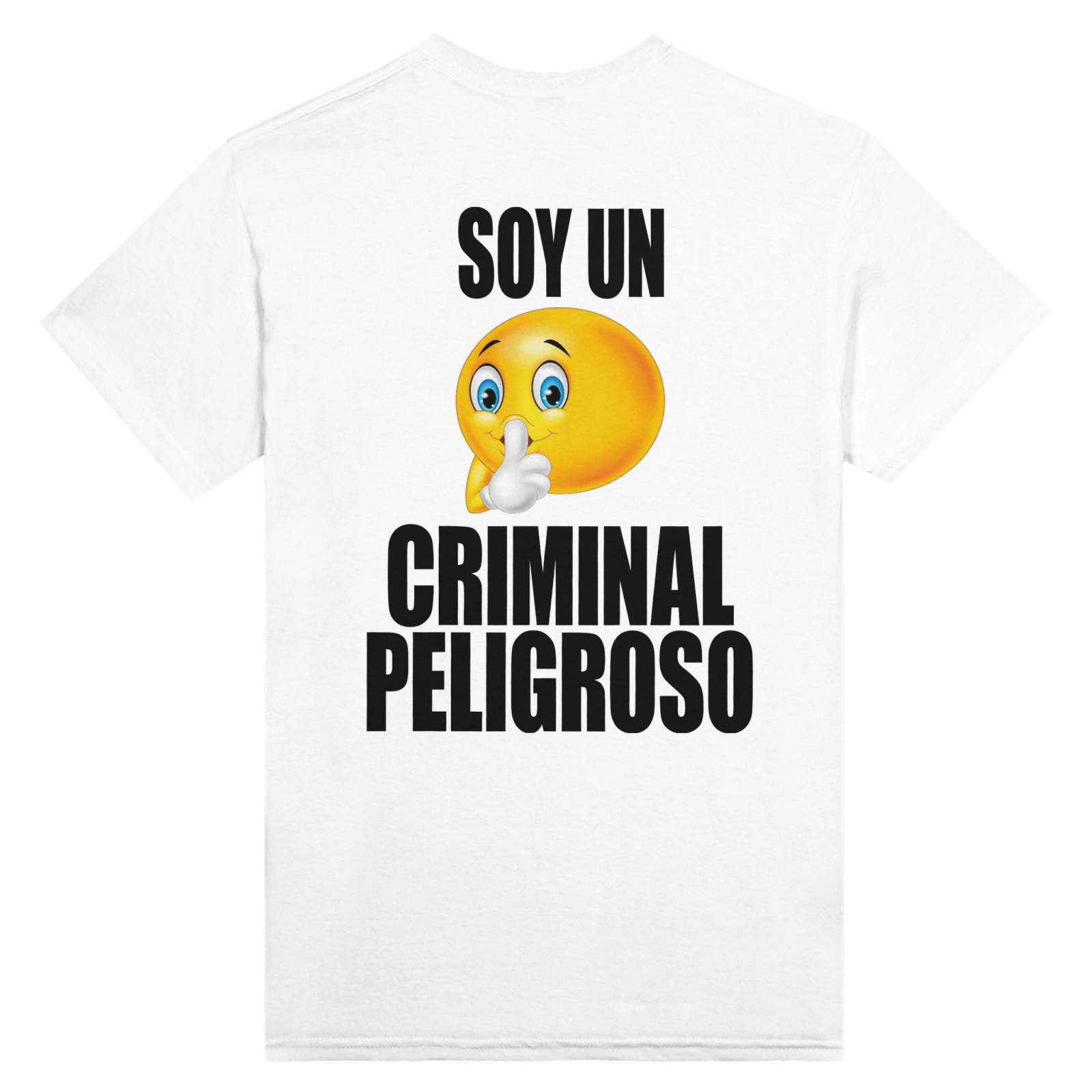 Con estampado en la espalda Soy Un Criminal Peligroso - TheShirtless