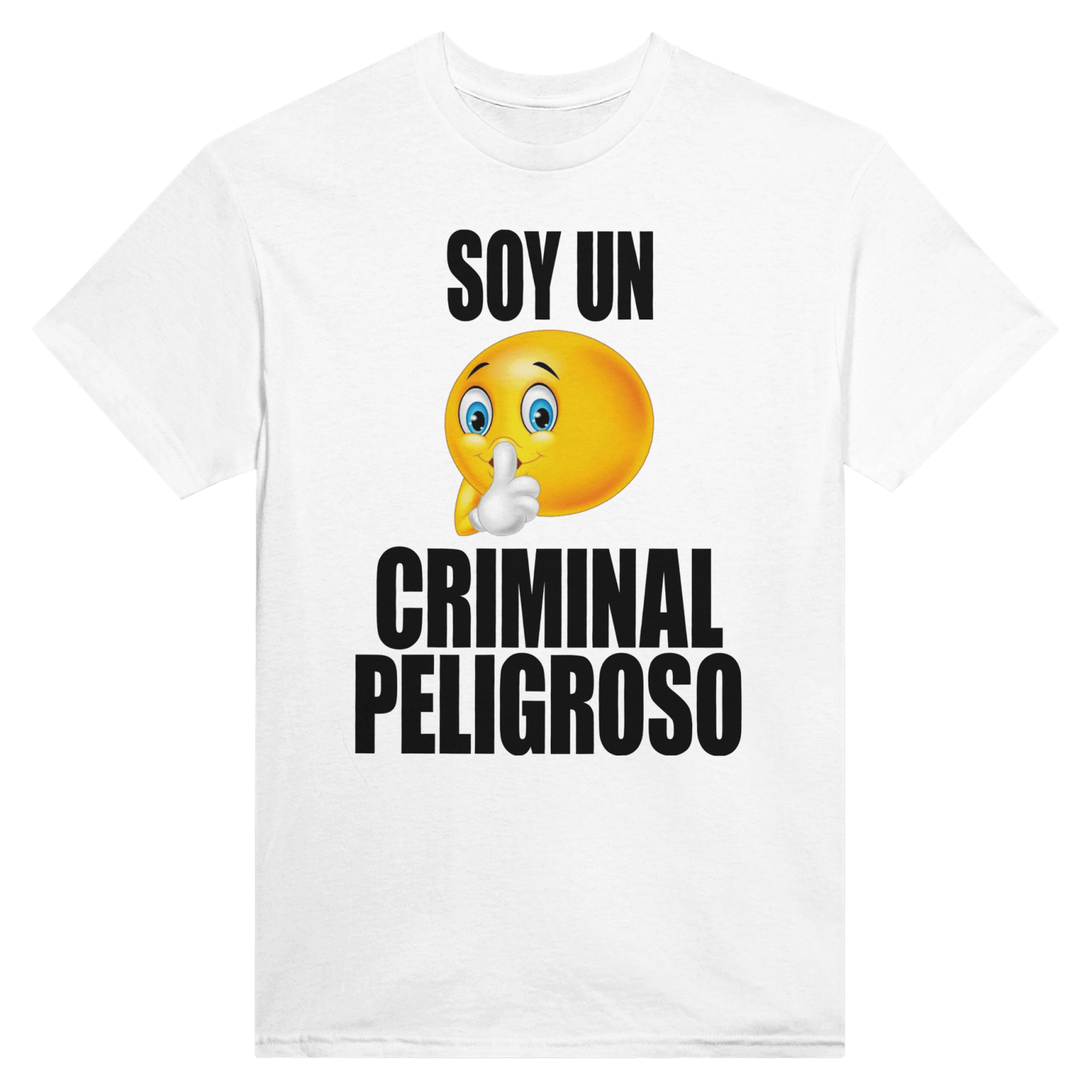 Con estampado en la espalda Soy Un Criminal Peligroso - TheShirtless