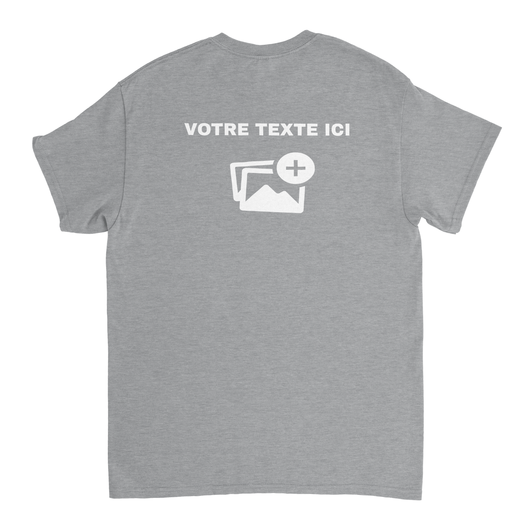 Créez Vôtre T-shirt - Impression Au Dos - TheShirtless