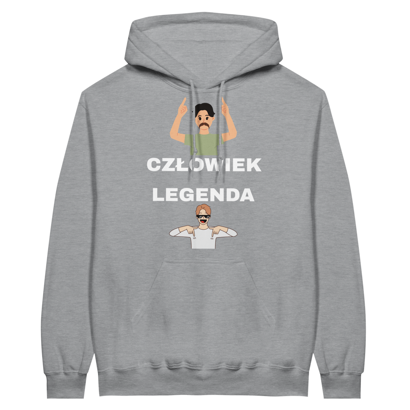 Człowiek Legenda Bluza z kapturem - TheShirtless