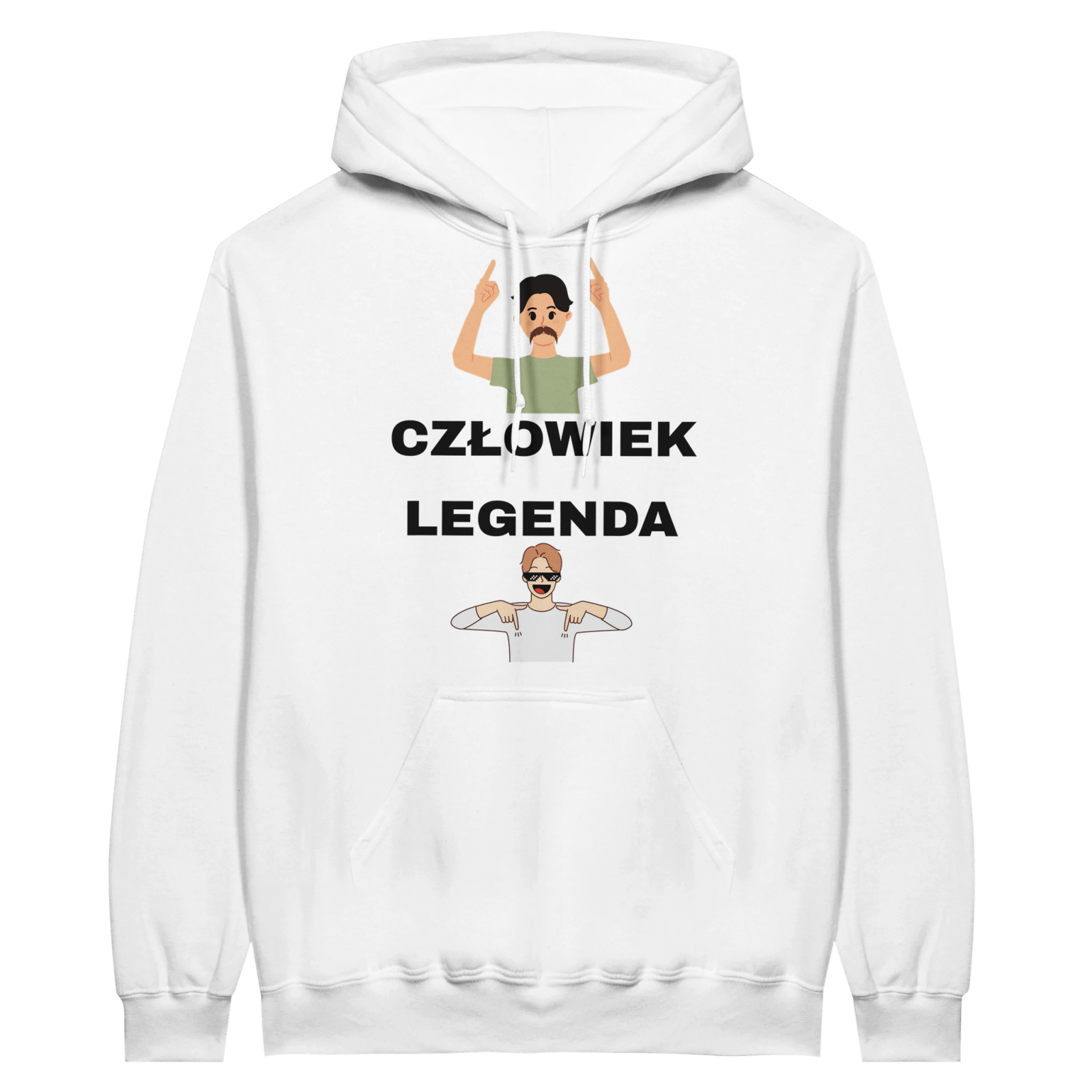 Człowiek Legenda Bluza z kapturem - TheShirtless