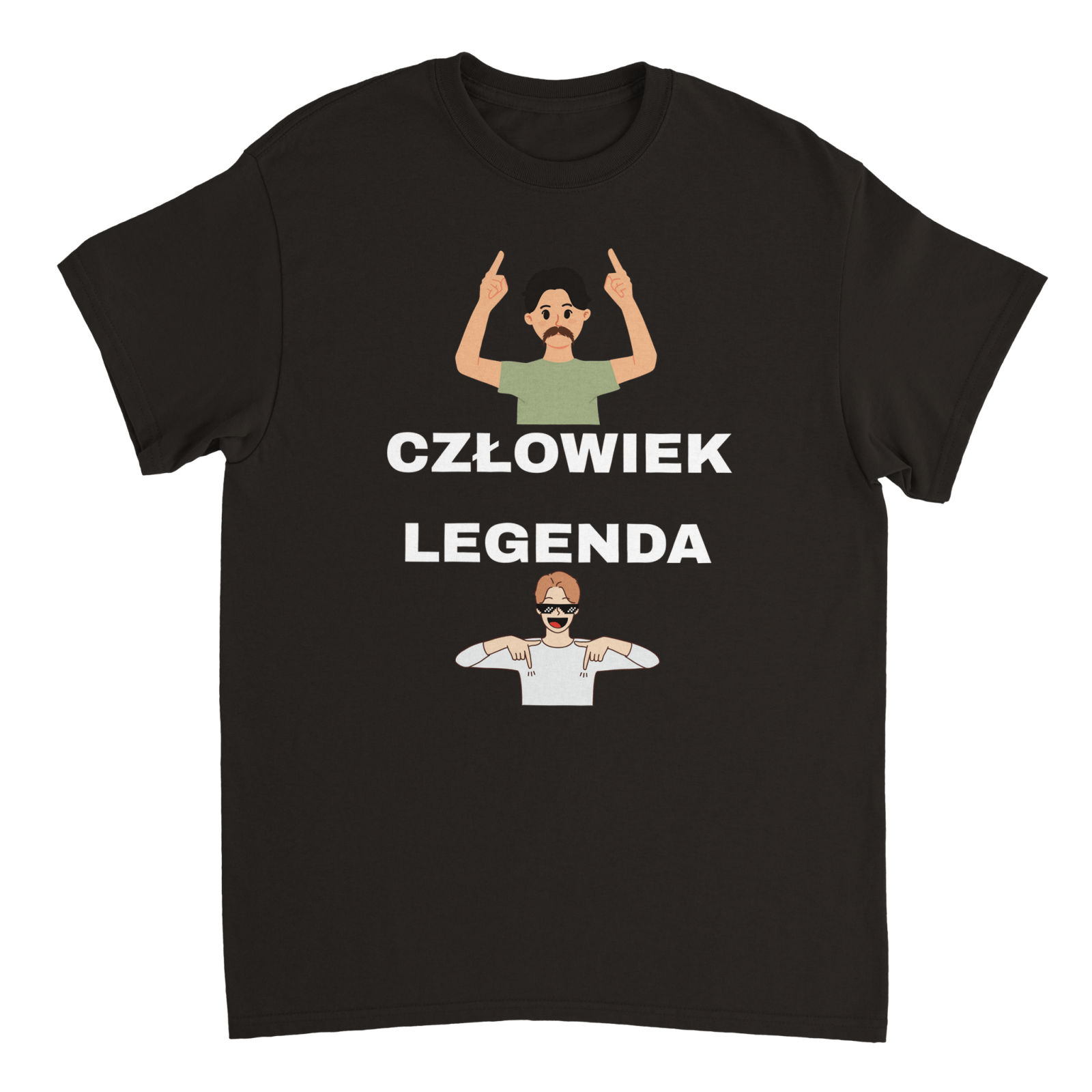 Człowiek Legenda T-shirt - TheShirtless